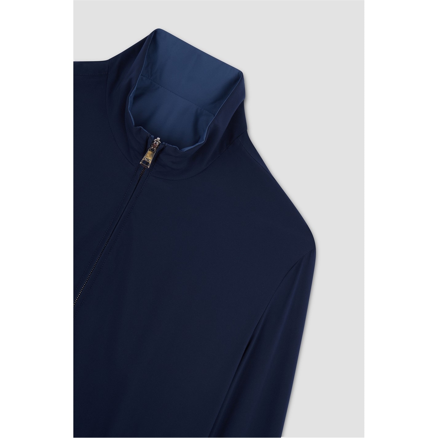 Bunda PAUL AND SHARK Blue Dark Denim 2945555 Men's Reversible Weather-Resistant Softshell Jacket - 5