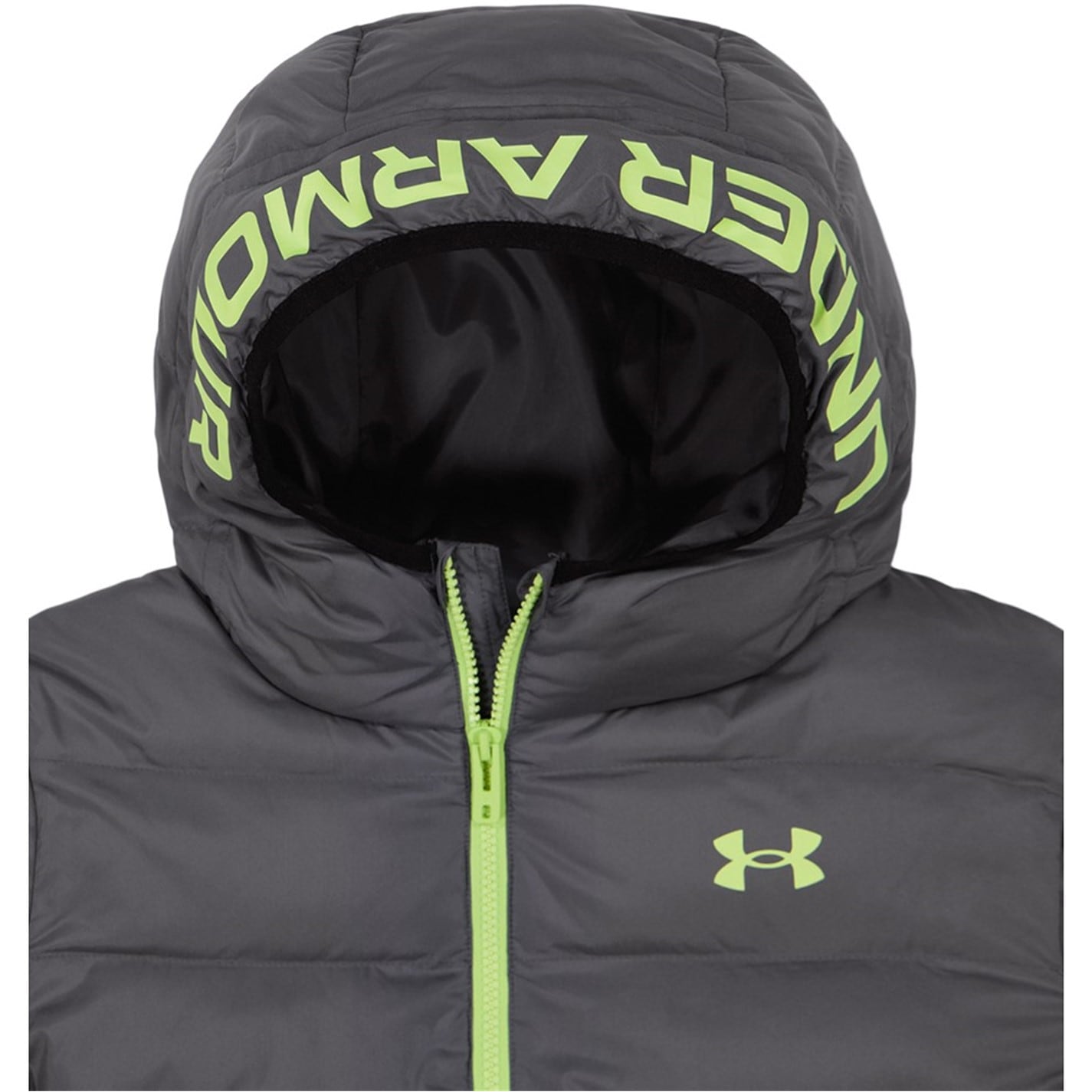 Under Armour BlackCastleRock 2518029 Kids' Pronto Hooded Long Sleeve Puffer Jacket - 2