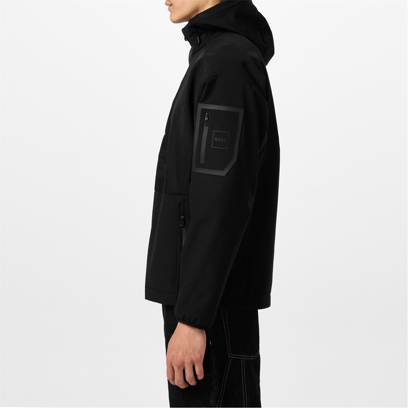 Bunda Boss Black 001 1385508 Men's J_Stel Water Resistant Rain Anorak - 2