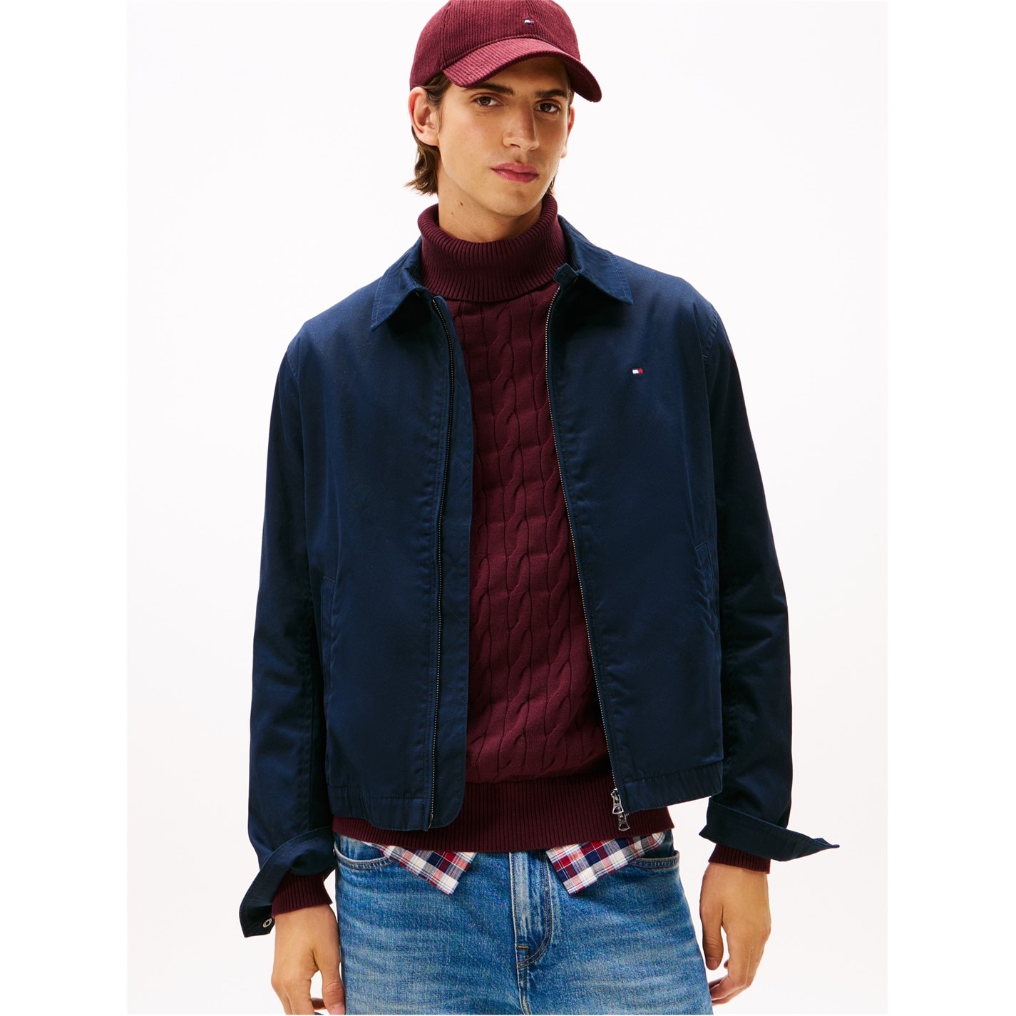 Bunda Tommy Hilfiger Desert Sky DW5 948873 Men's Cotton Harrington Jacket - 2