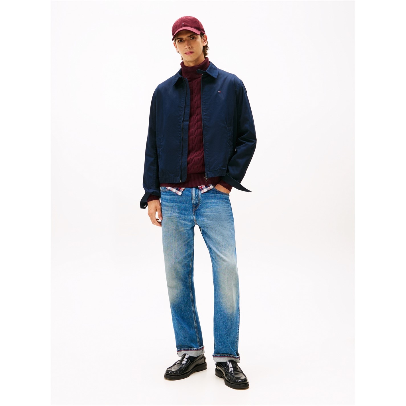 Bunda Tommy Hilfiger Desert Sky DW5 948873 Men's Cotton Harrington Jacket - 3