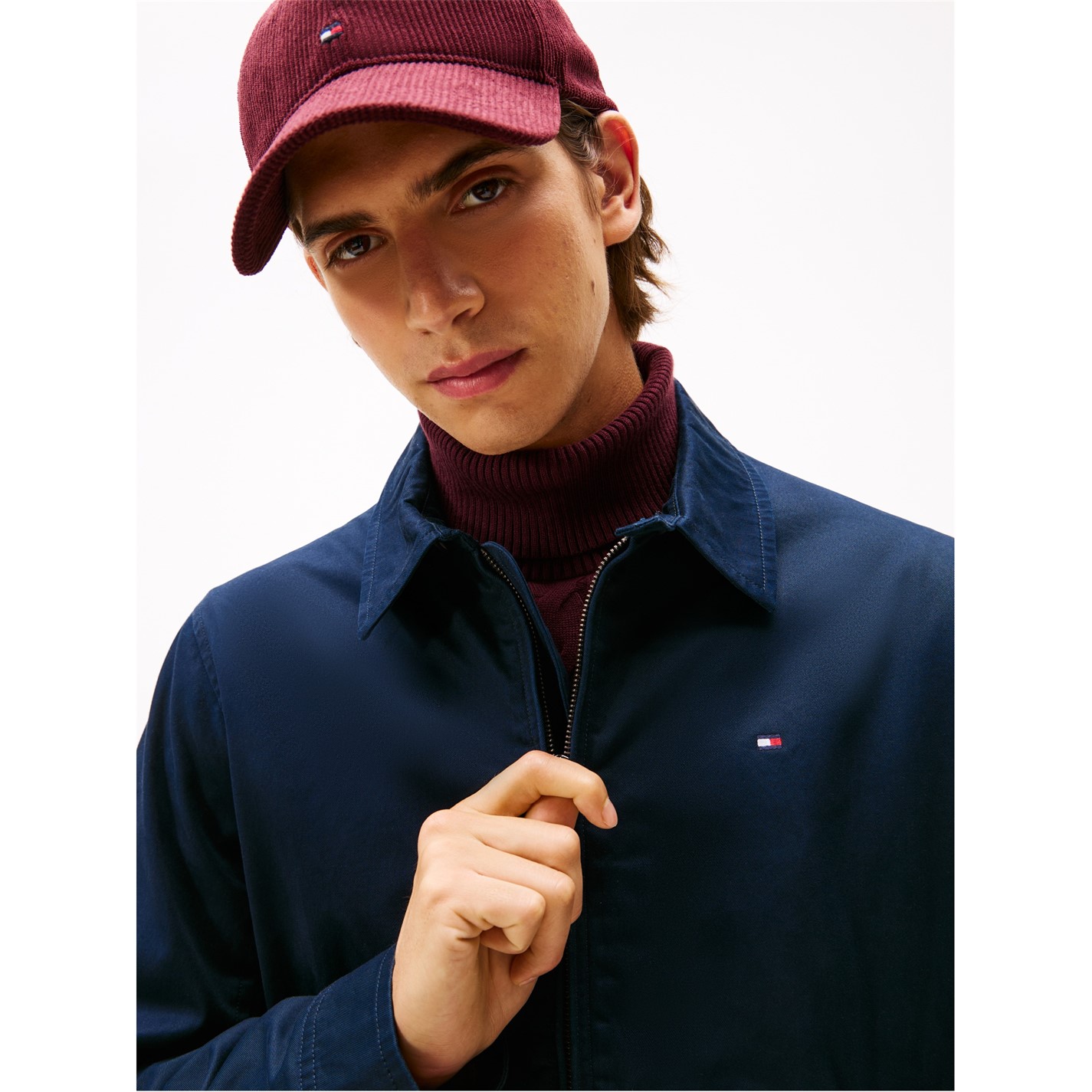 Bunda Tommy Hilfiger Desert Sky DW5 948873 Men's Cotton Harrington Jacket - 5