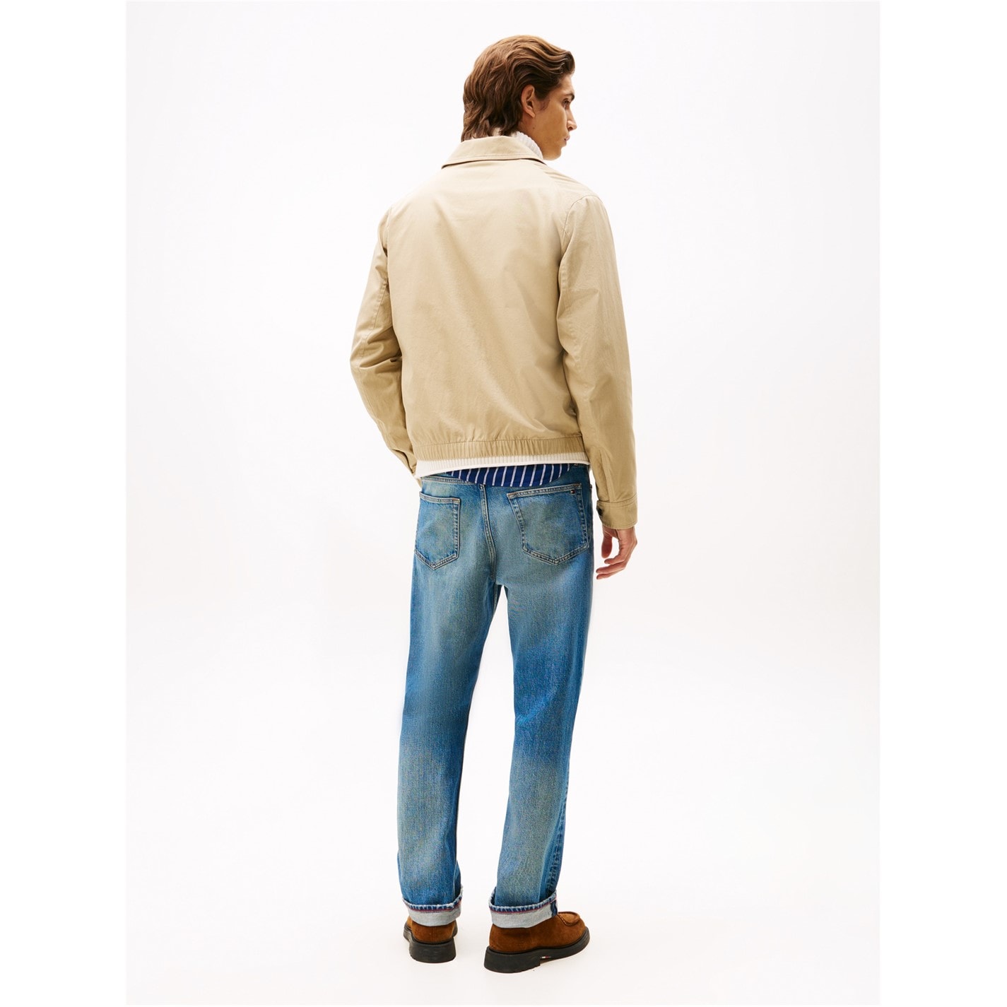 Bunda Tommy Hilfiger Khaki RFO 8204862 Men's Cotton Harrington Jacket - 4