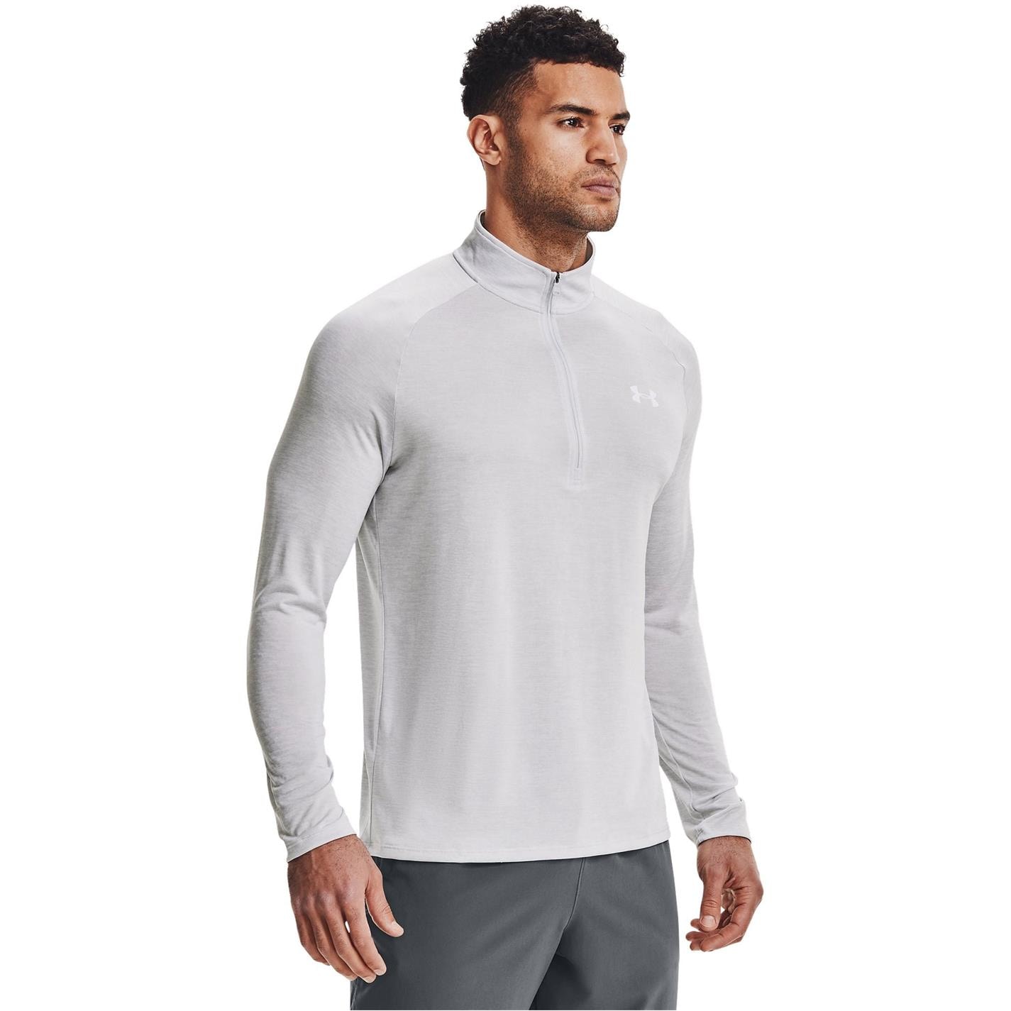 Mikina Under Armour Halo Gray 5503263 Tech™ ½ Zip Long Sleeve Mens - 2