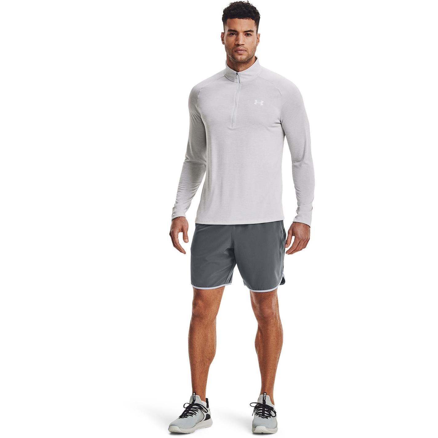Mikina Under Armour Halo Gray 5503263 Tech™ ½ Zip Long Sleeve Mens - 4