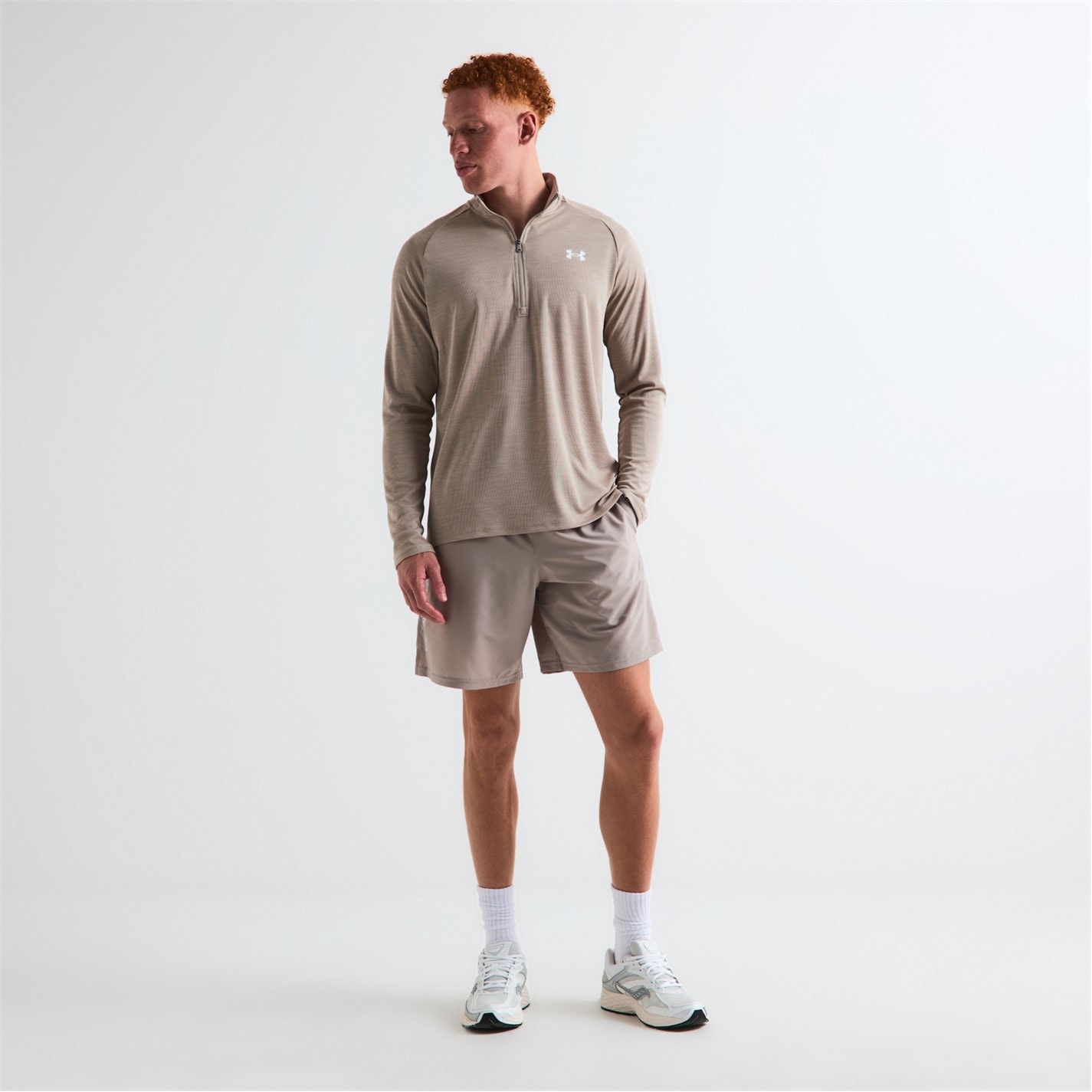 Mikina Under Armour Timberwolf 7970633 Tech™ ½ Zip Long Sleeve Mens - 3