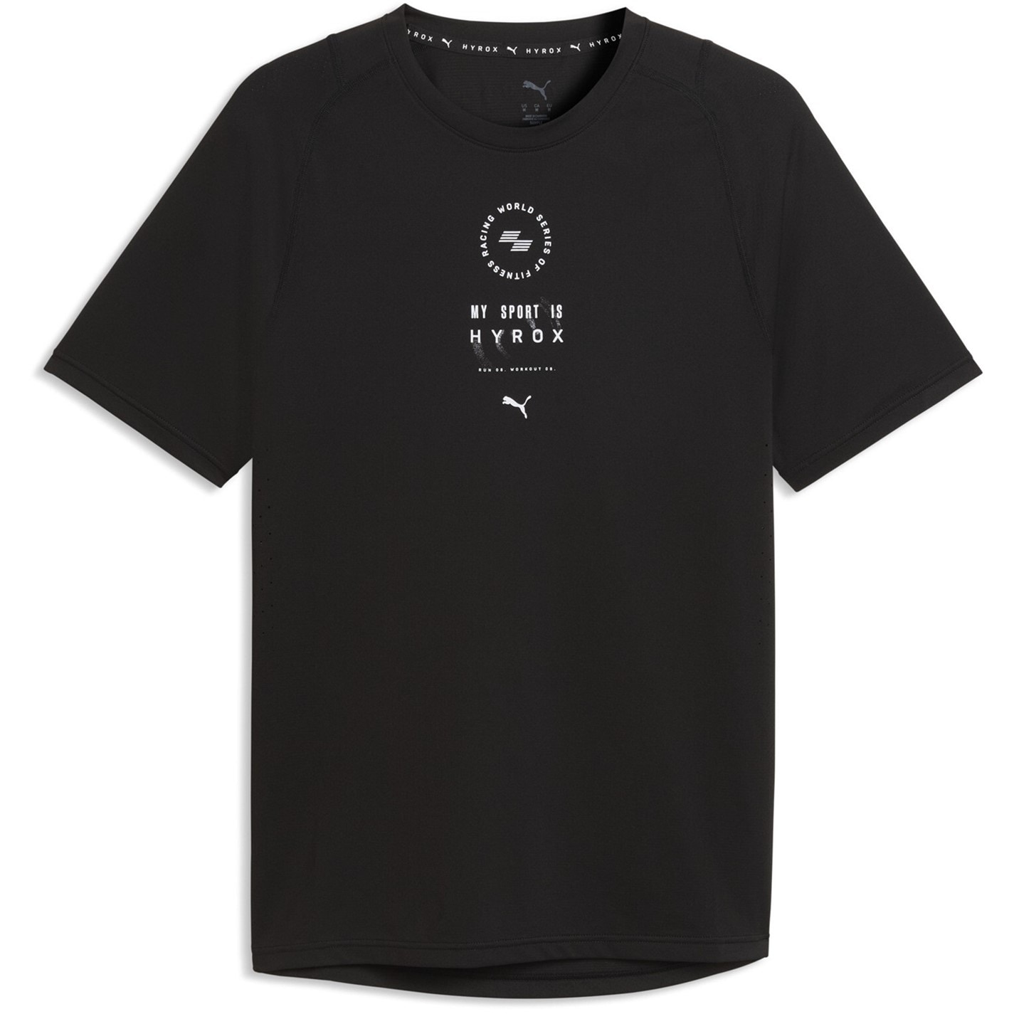 Puma Black 2184145 Mens Puma Hyrox DryElite Training T-Shirt - 1