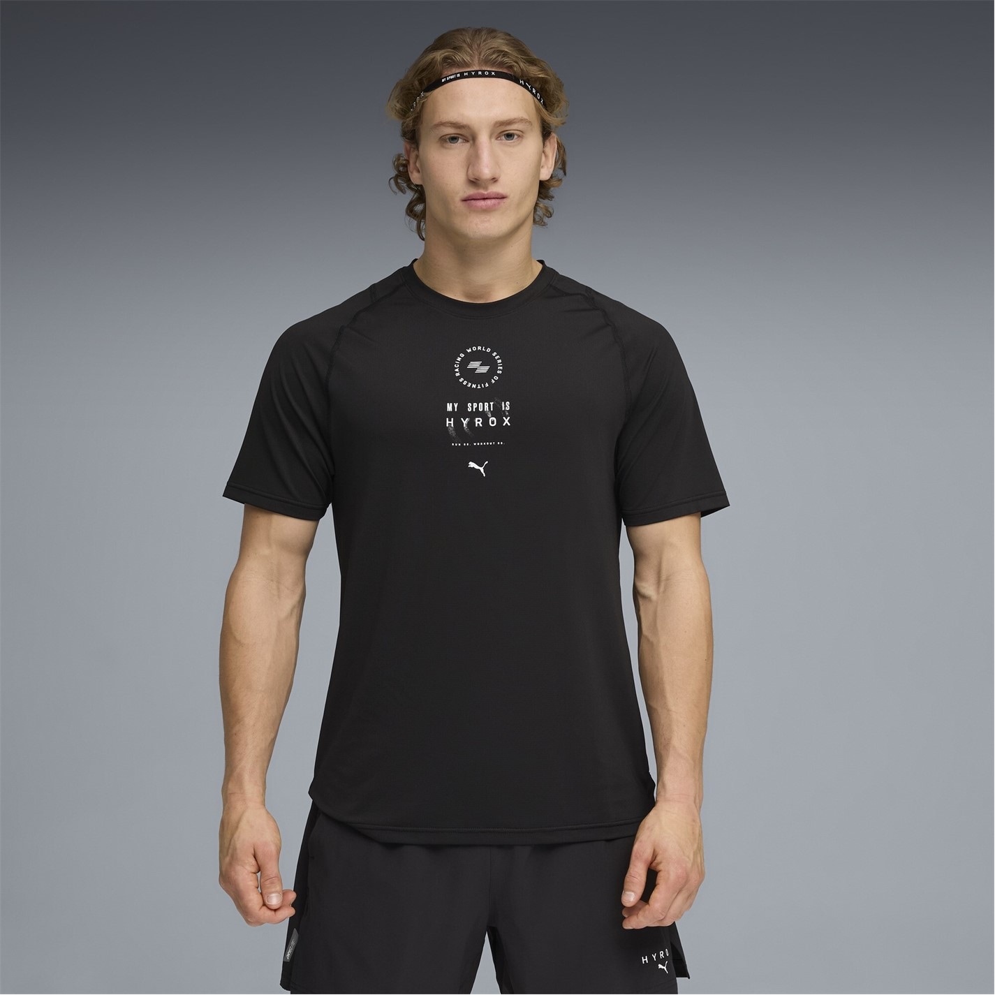 Puma Black 2184145 Mens Puma Hyrox DryElite Training T-Shirt - 3