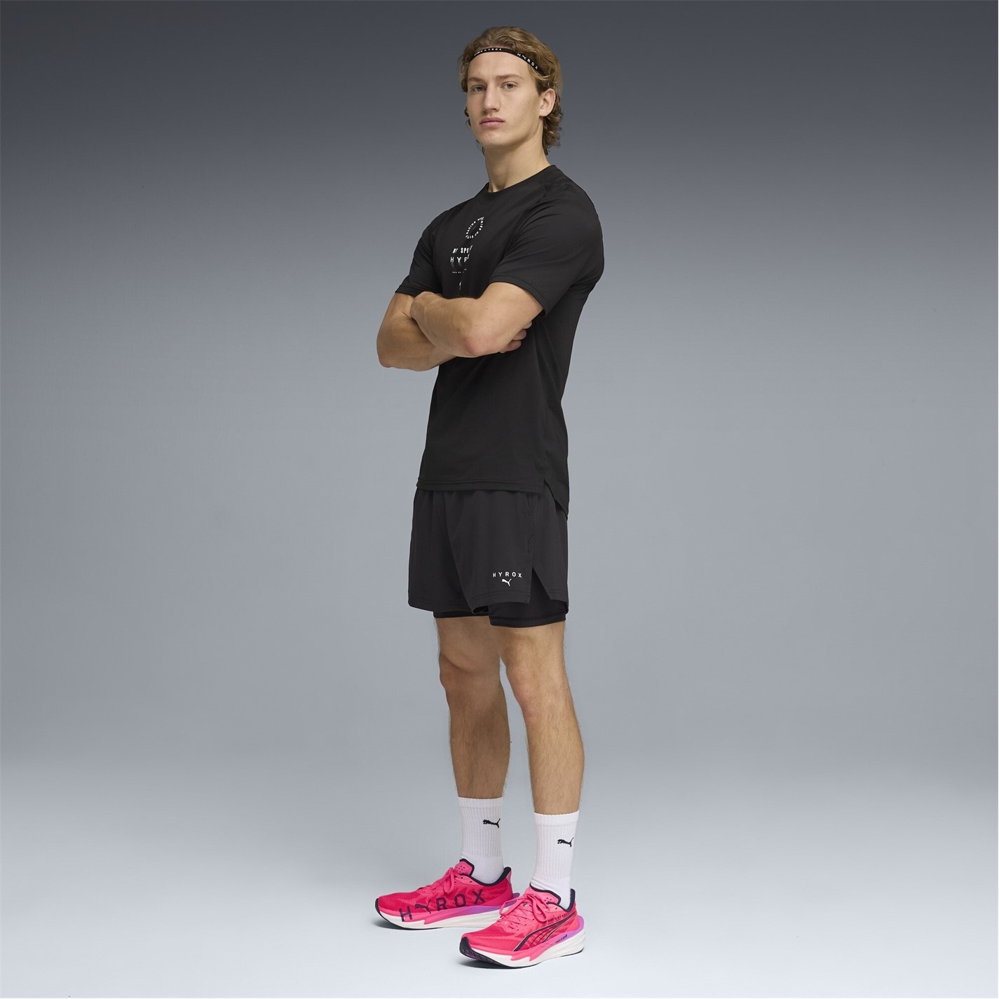 Puma Black 2184145 Mens Puma Hyrox DryElite Training T-Shirt - 5