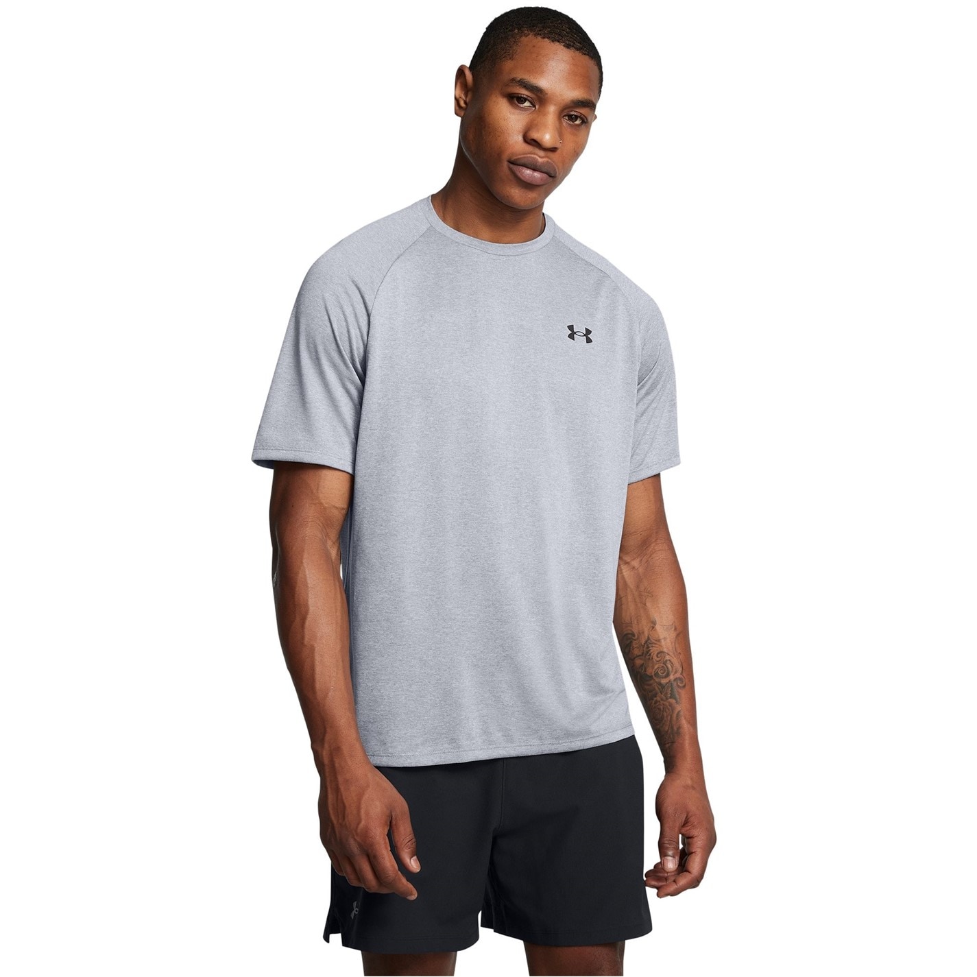 Tričko Under Armour Steel Light Heather 1292274 Tech™ 2.0 Short Sleeve T-Shirt Mens - 2