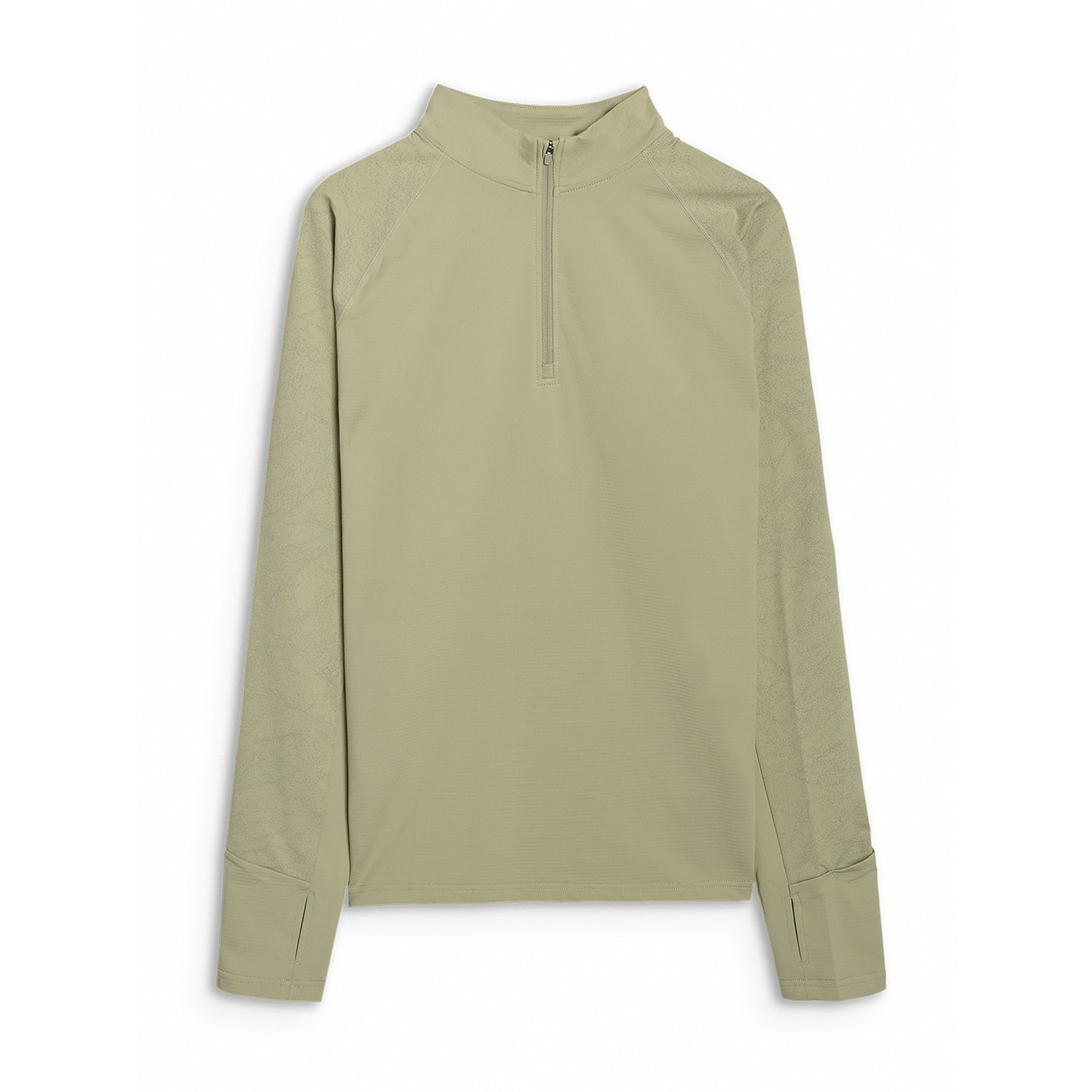 4F Olive 2053929 4F Zip Training Top Sn54 - 1