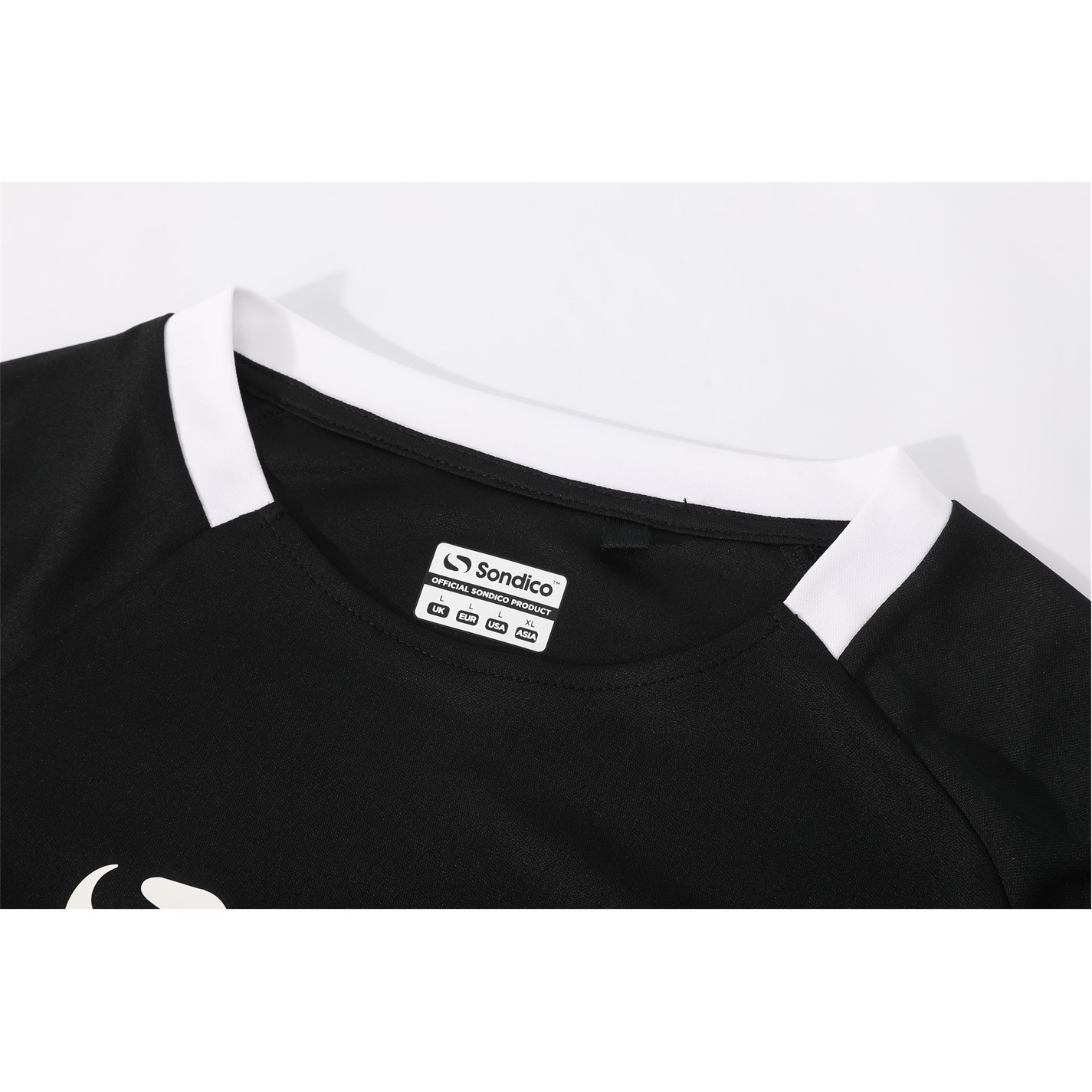 Tričko Sondico Black 7631795 Fundamental Polyester Football Top Mens - 4