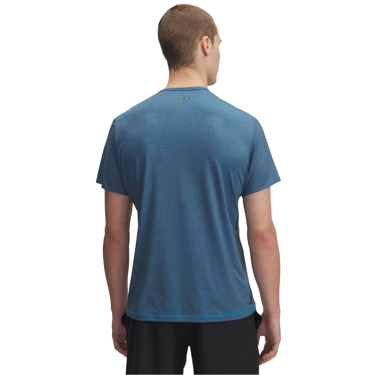 Under Armour Blue 9263395 Men's Vanish Elite Vent Short-Sleeve Performance Gym Top - 2