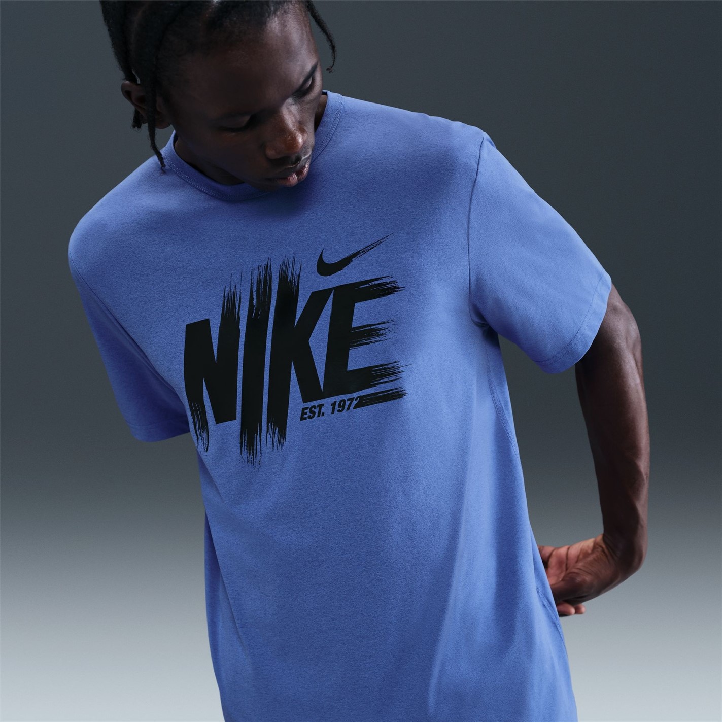 Tričko Nike Puma Navy 3597912 Men's Hyverse UV Short Sleeve Performance T-Shirt - 4