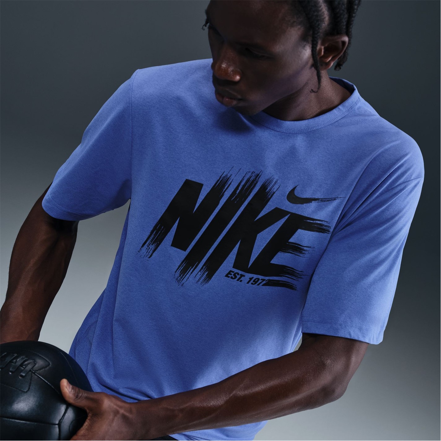 Tričko Nike Puma Navy 3597912 Men's Hyverse UV Short Sleeve Performance T-Shirt - 6
