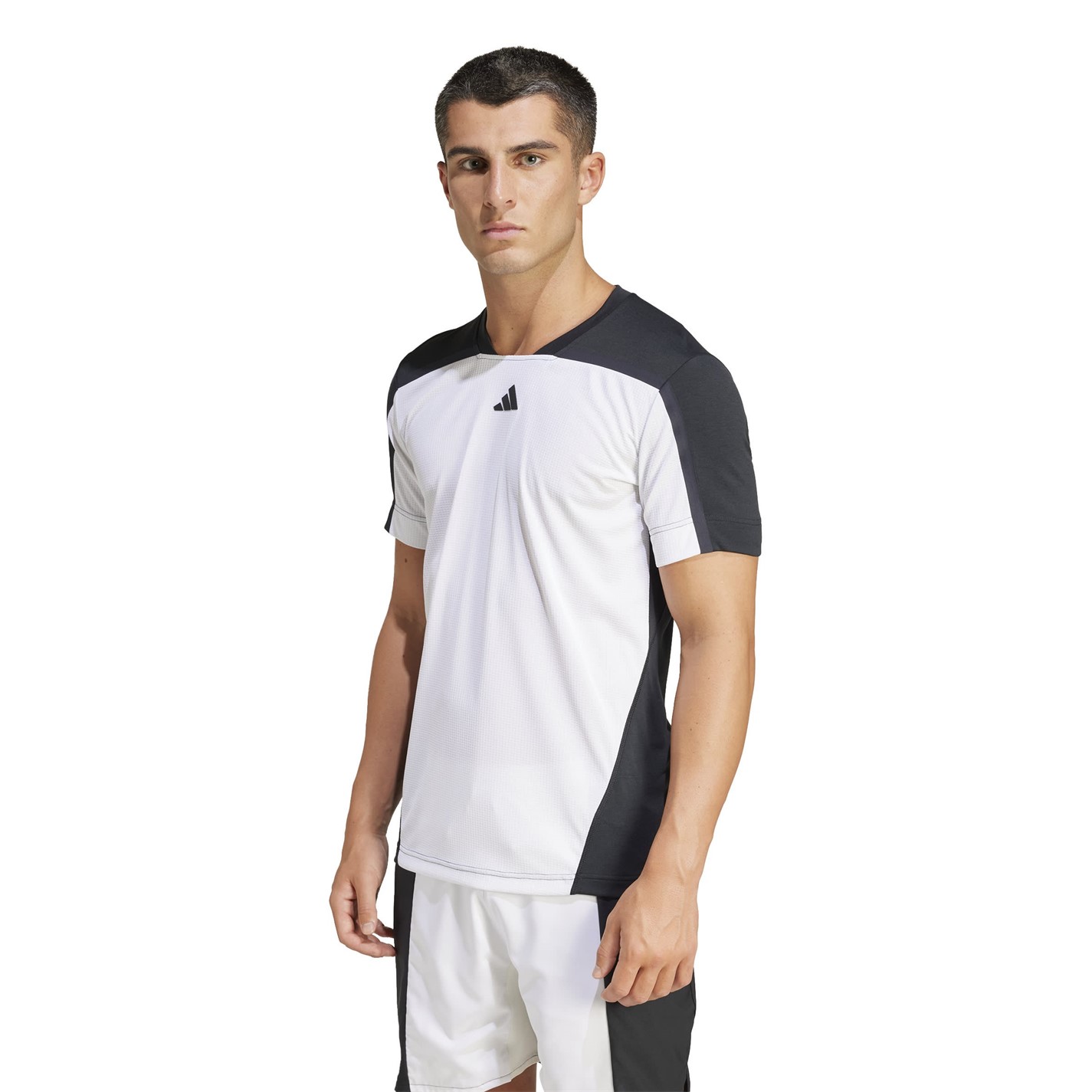 adidas White 499741 Men's Long Sleeve Performance Gym Top - 2