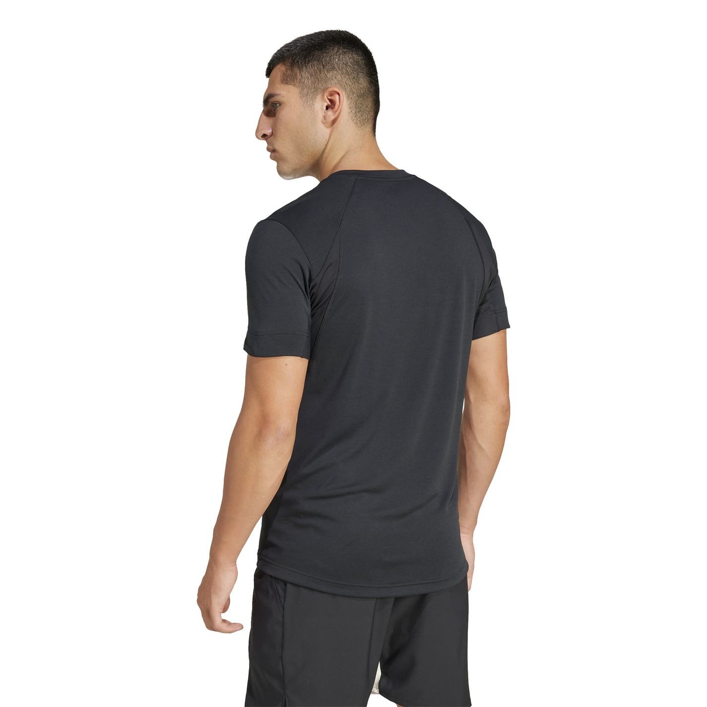 adidas White 499741 Men's Long Sleeve Performance Gym Top - 3