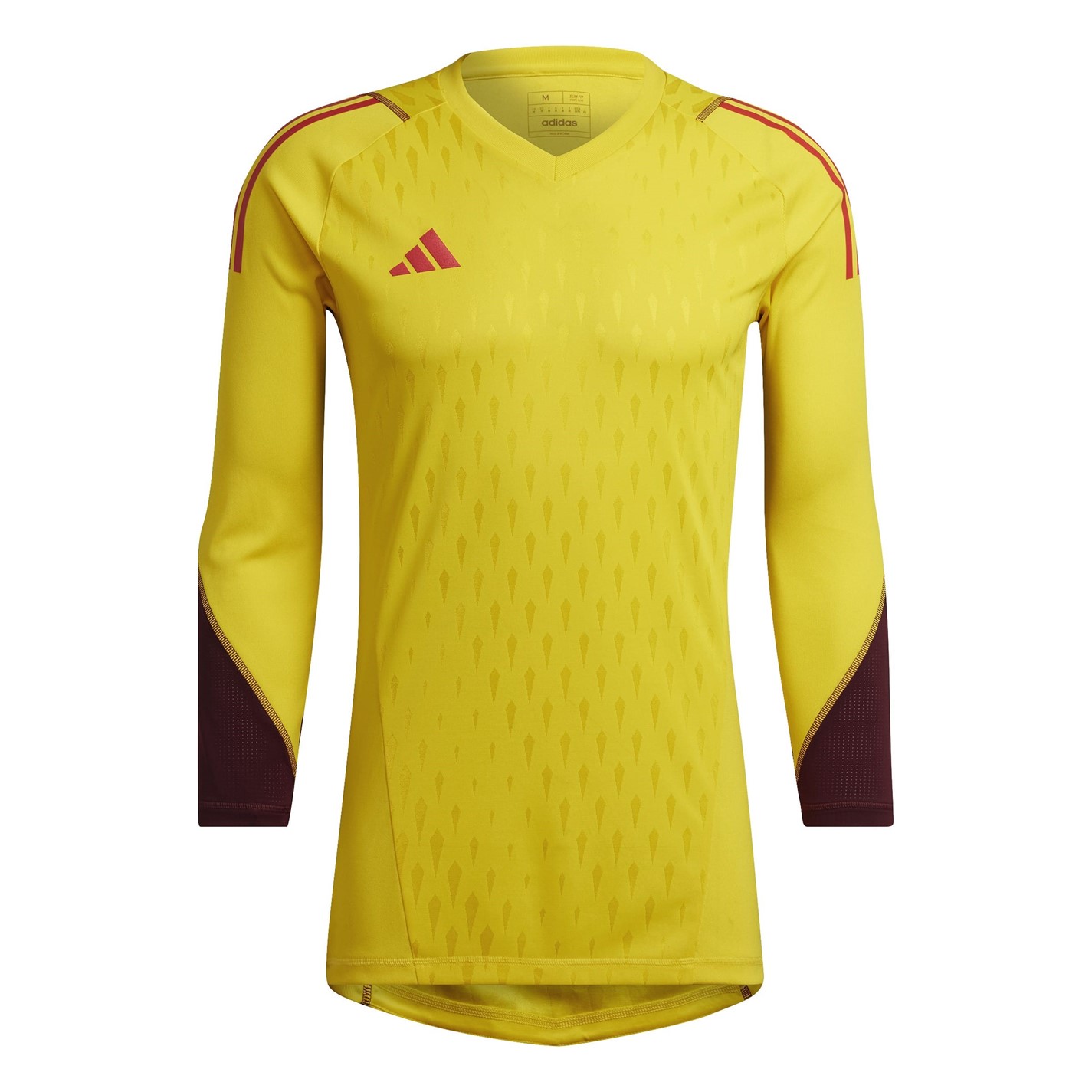 adidas Yellow 7719915 Men's Short-Sleeve Performance Gym Top - 1