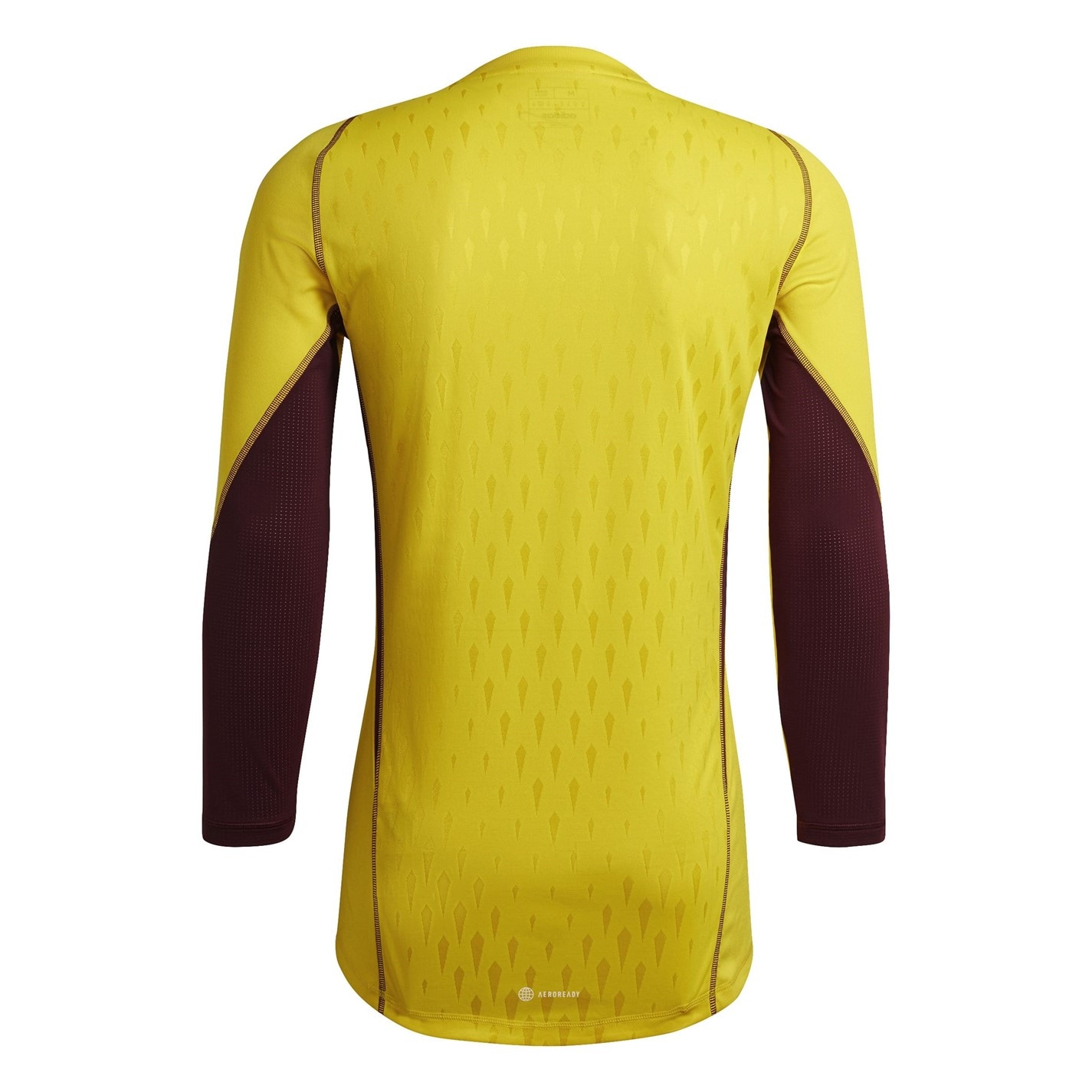 adidas Yellow 7719915 Men's Short-Sleeve Performance Gym Top - 2