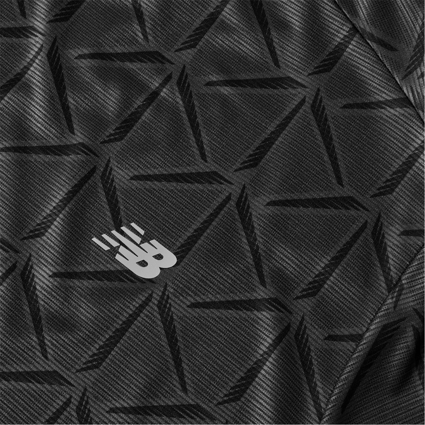 New Balance Black 5229897 Men's Short Sleeve Performance Gym Top - 5