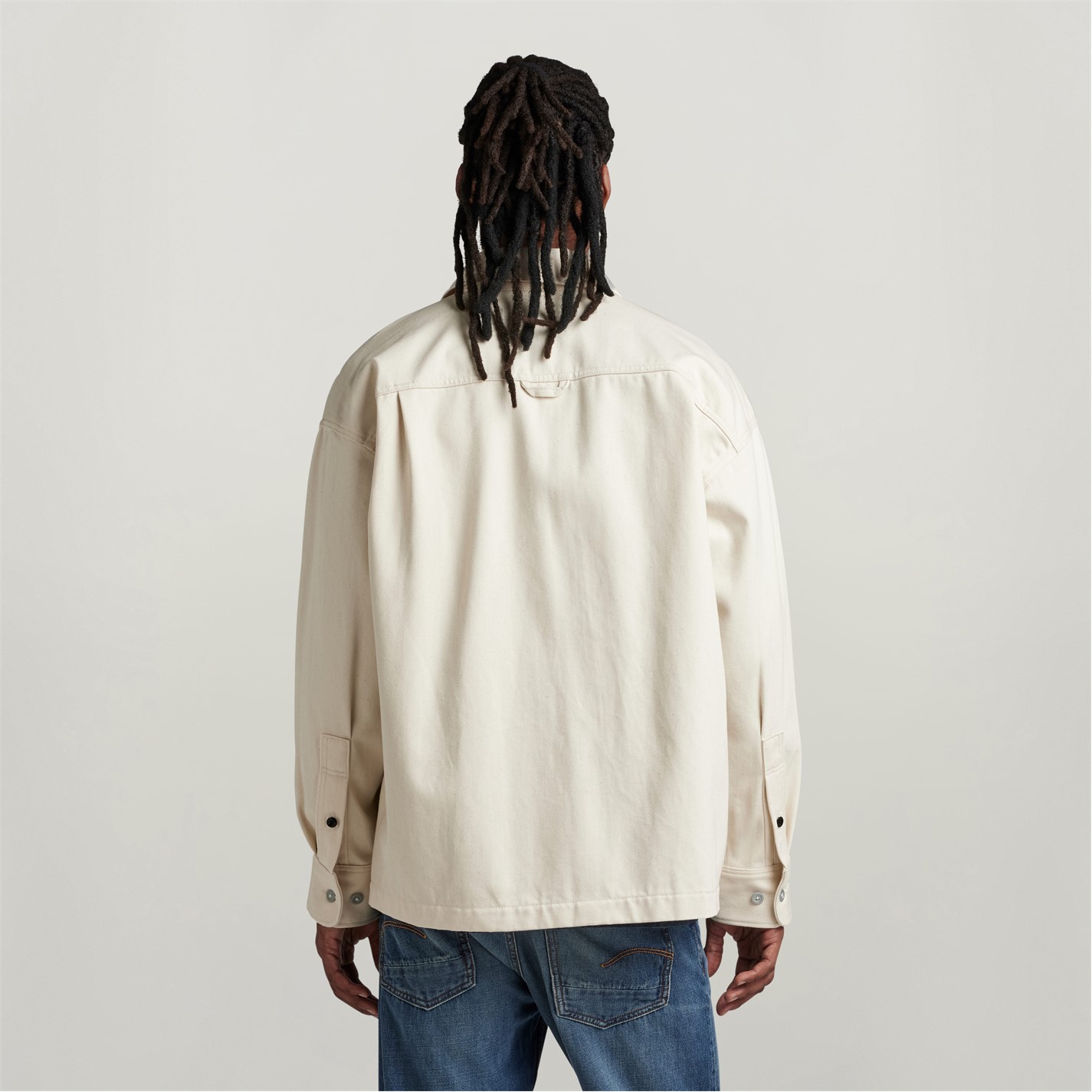Bunda G Star Dull Ylw 1004773 Men's G-Star Cotton Long Sleeve Overshirt - 3