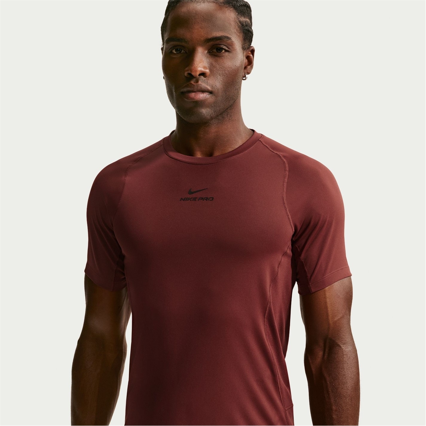 Nike Dark Team Red 3569545 Pro Training Dri-FIT Short Sleeve Top Mens - 1