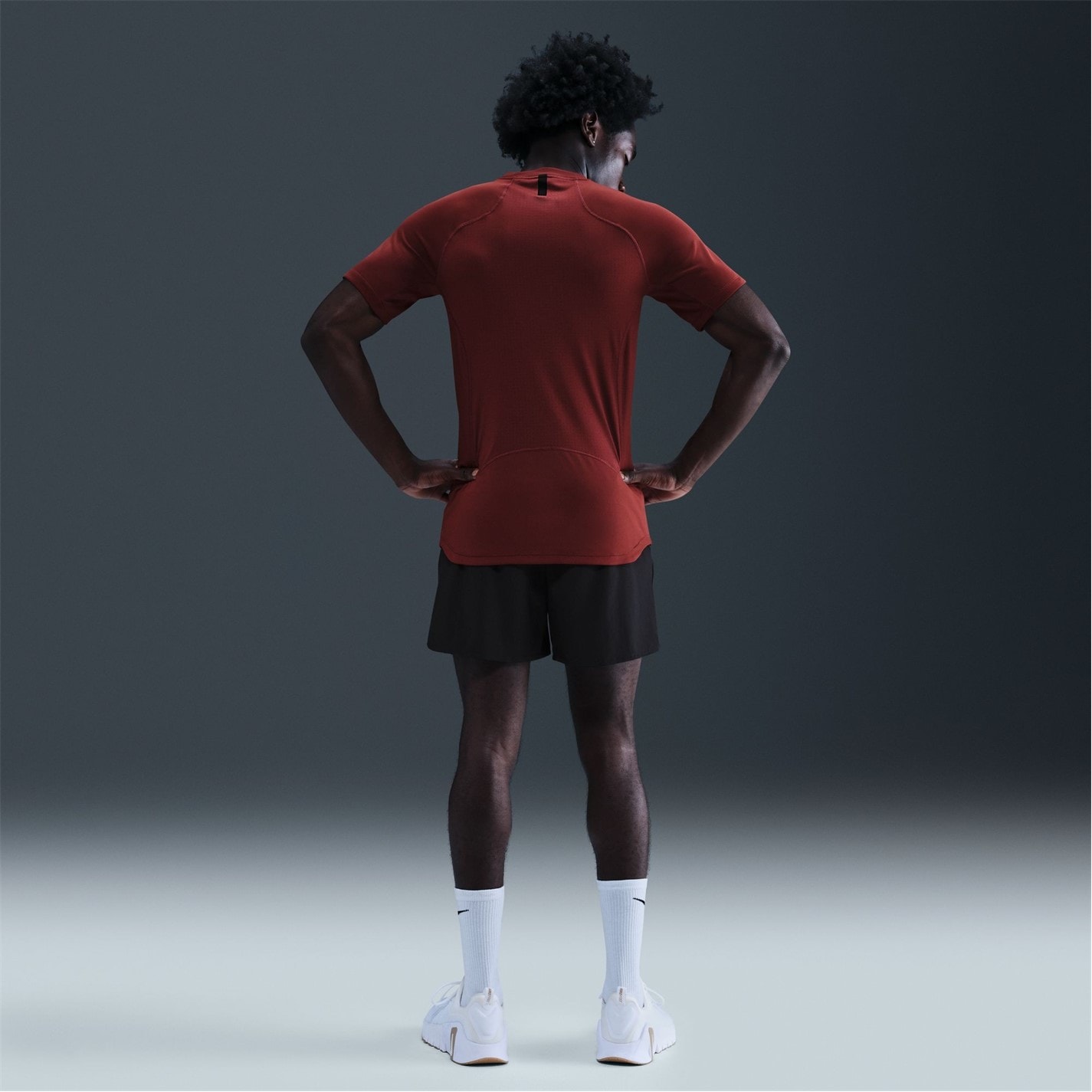 Nike Dark Team Red 3569545 Pro Training Dri-FIT Short Sleeve Top Mens - 8