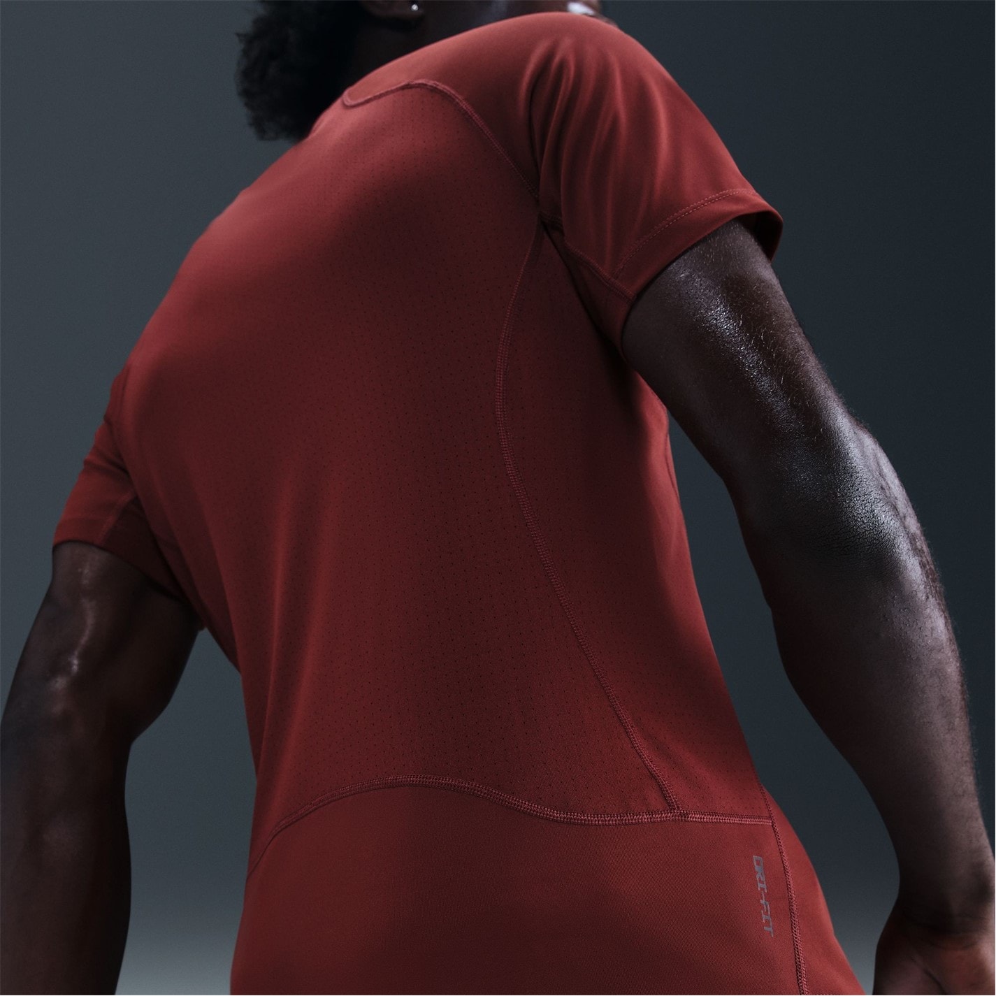 Nike Dark Team Red 3569545 Pro Training Dri-FIT Short Sleeve Top Mens - 9