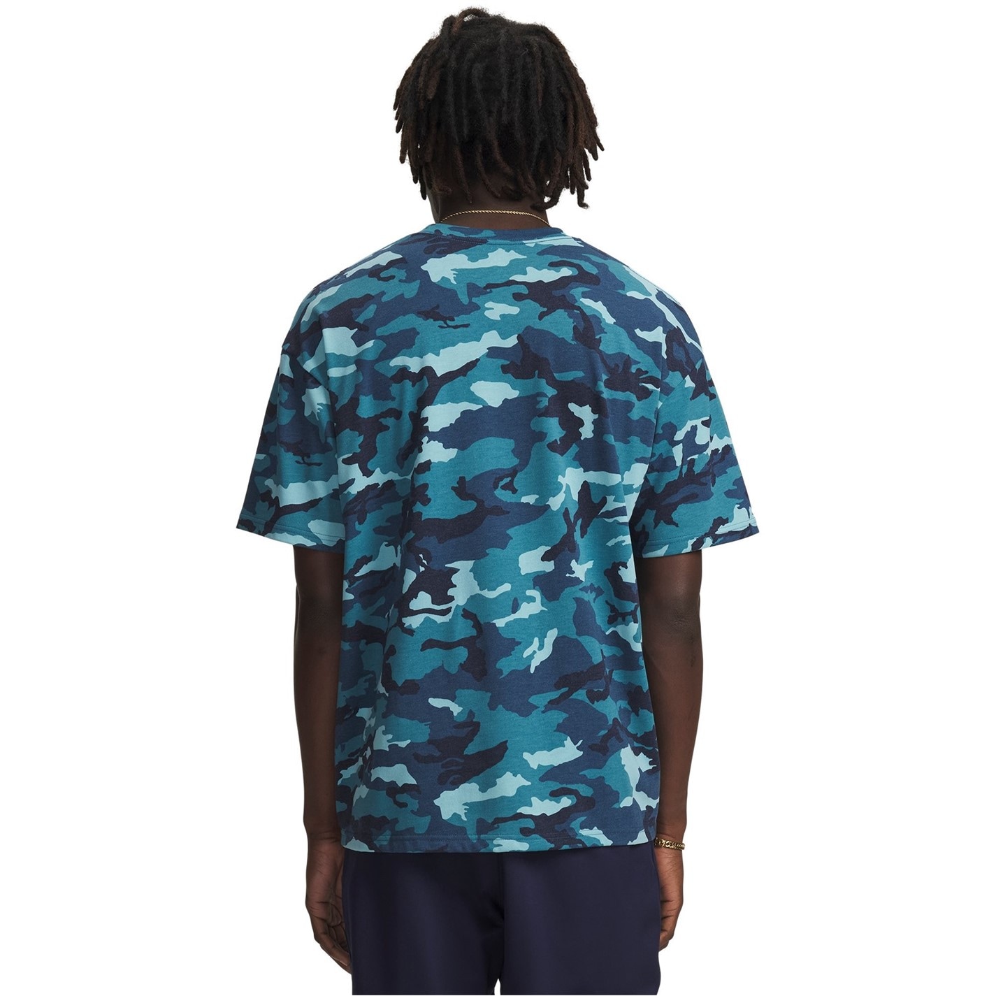 Under Armour Blue 4821608 Men's Short Sleeve Performance Gym Top - 2