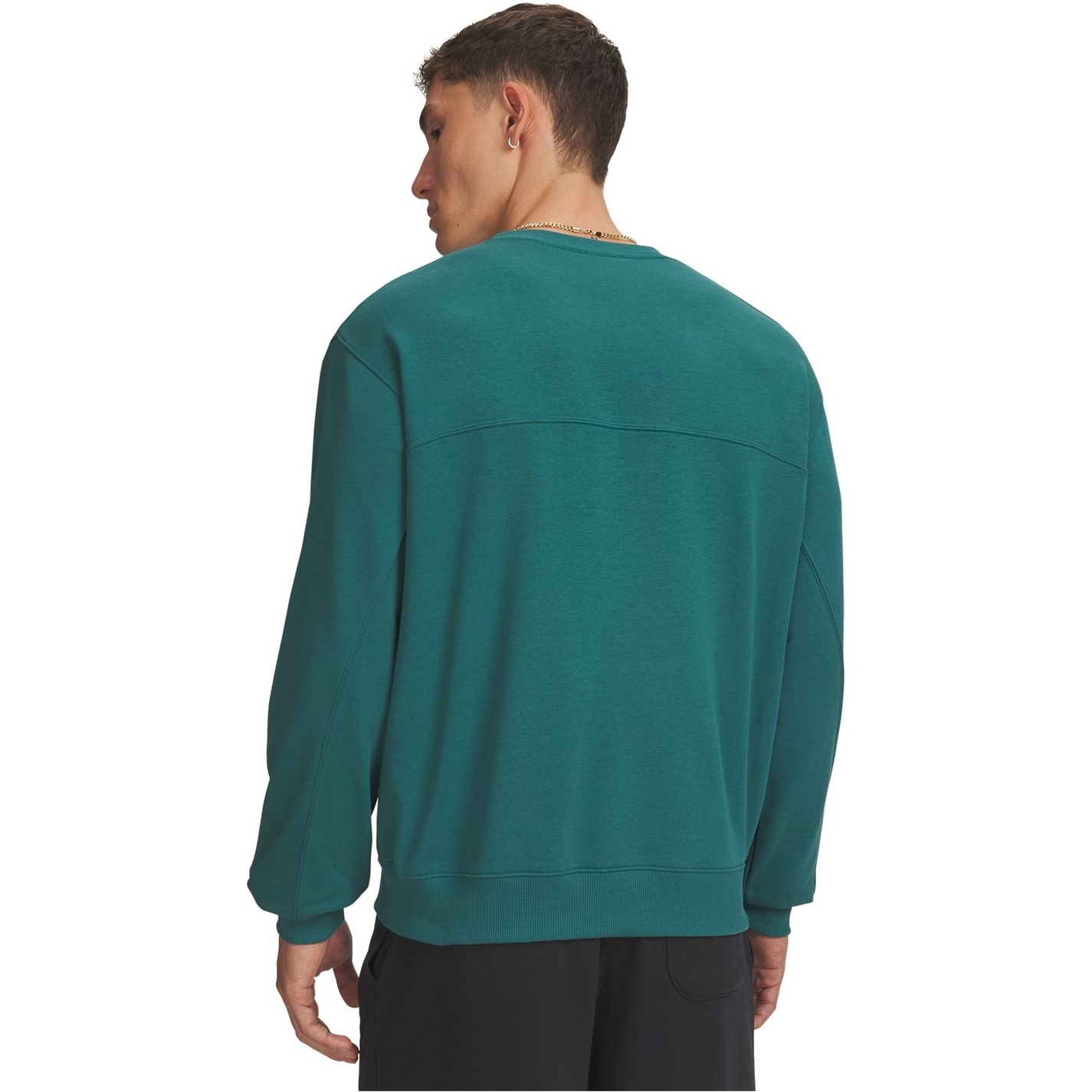 Mikina Under Armour Green 3308725 Men's Crew Sweatshirt - 2