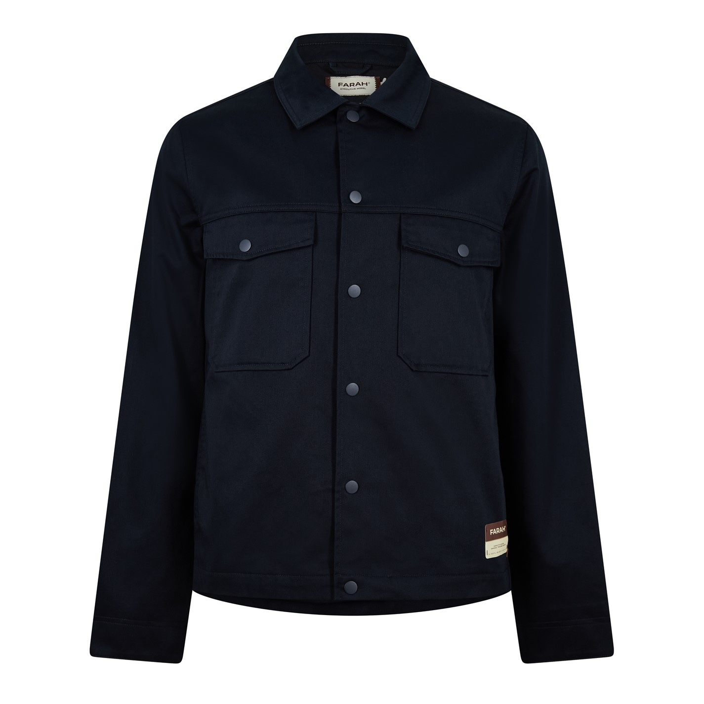 Bunda Farah Navy 2171403 Men's Dillinger Long Sleeve Parka - 1
