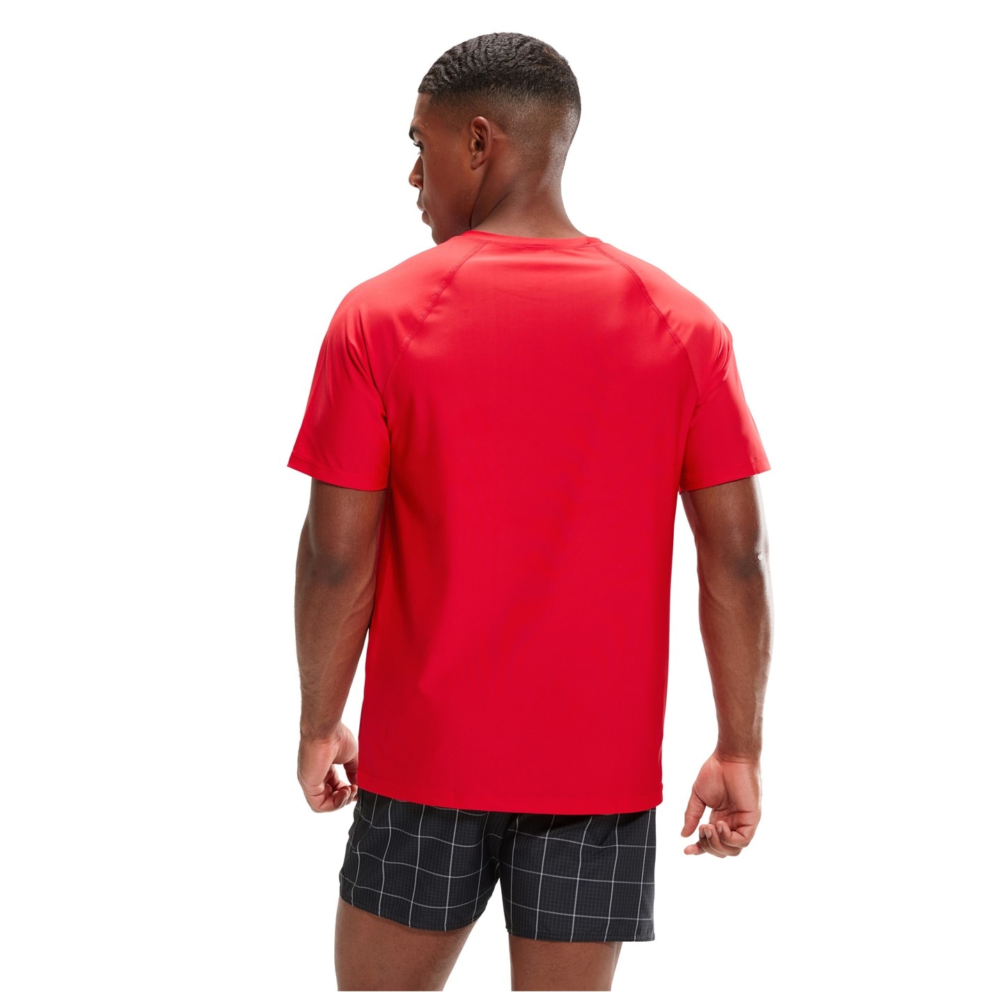 Tričko Speedo Red 9636405 Men's Short-Sleeve Performance Gym Top - 4