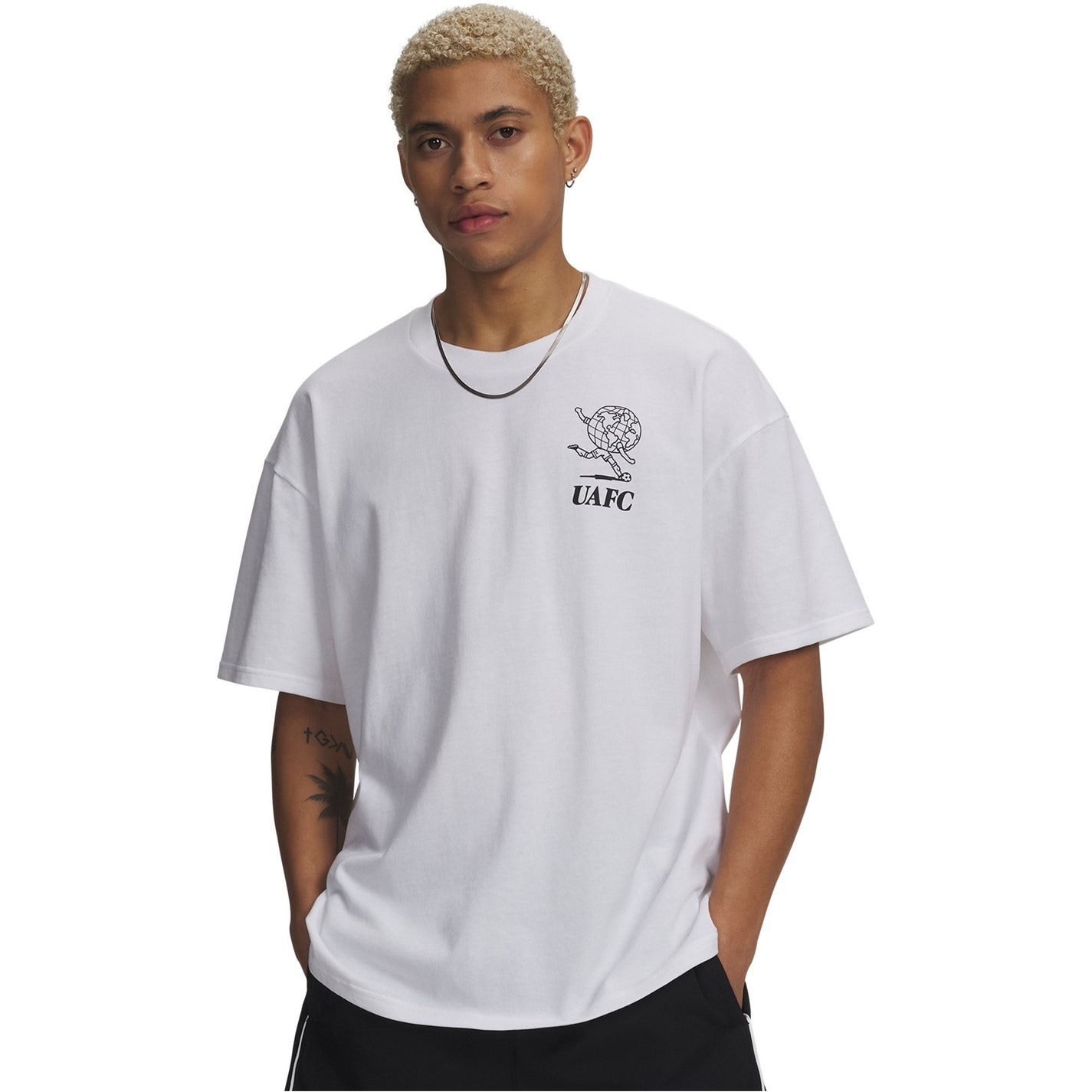 Under Armour White 6263727 Men's Short Sleeve Performance Gym Top - 1