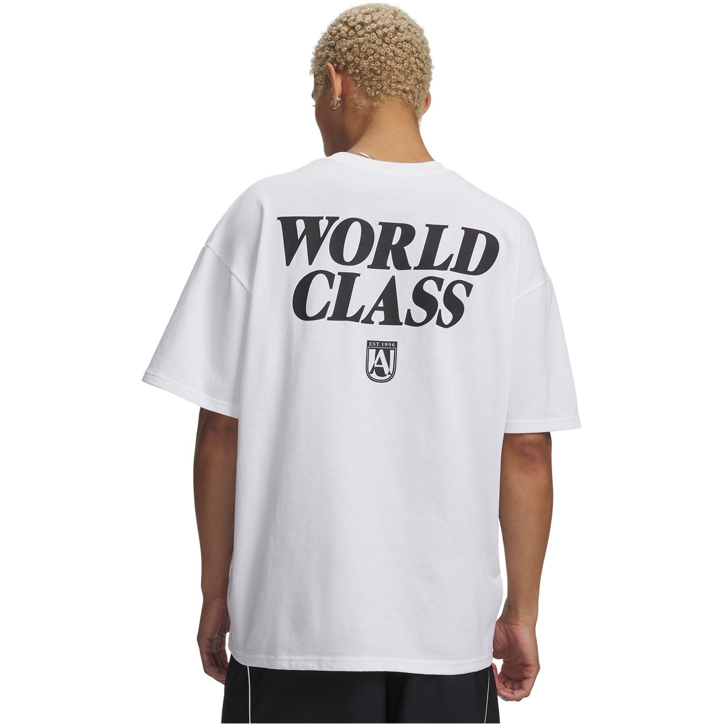 Under Armour White 6263727 Men's Short Sleeve Performance Gym Top - 2