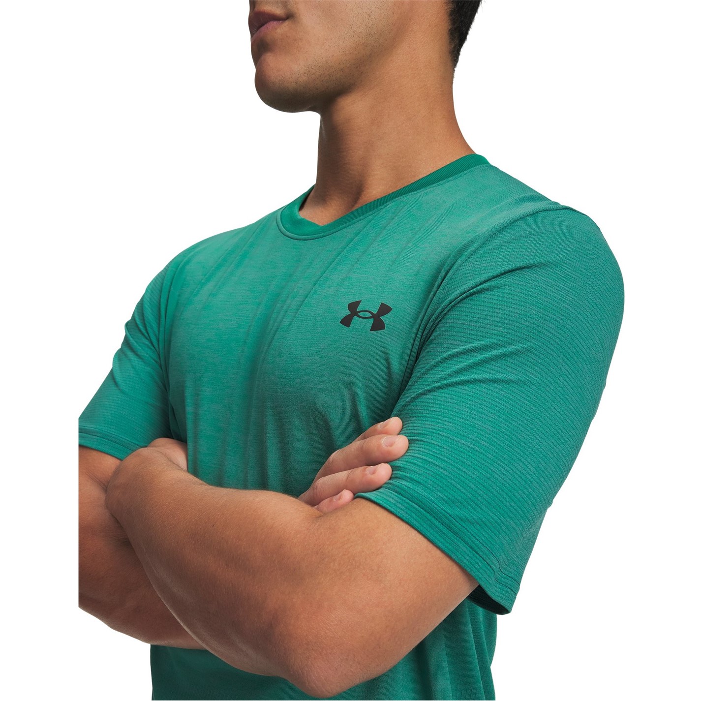 Under Armour Green 8300213 Men's VanishE Seamless Short Sleeve Performance Gym Top - 3
