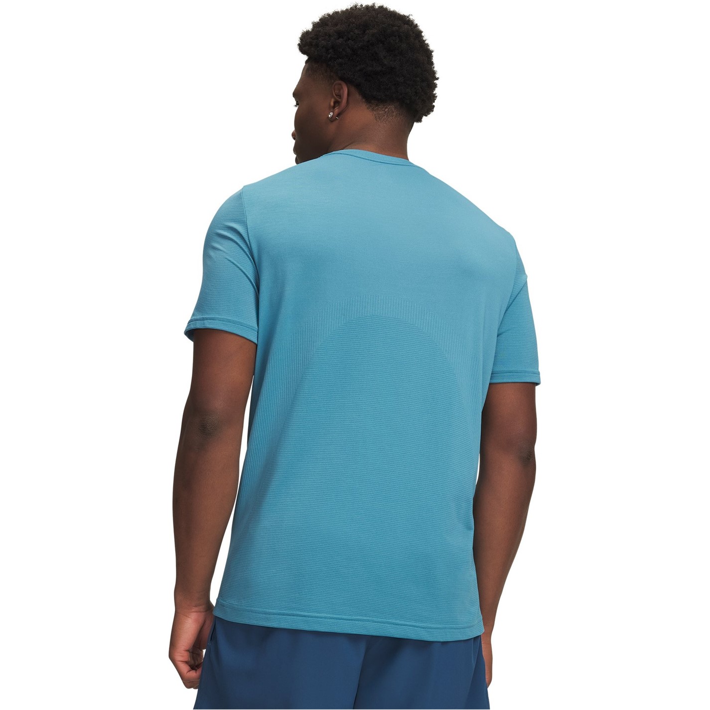 Under Armour Blue 3373390 Men's VanishE Seamless Short Sleeve Performance Gym Top - 2