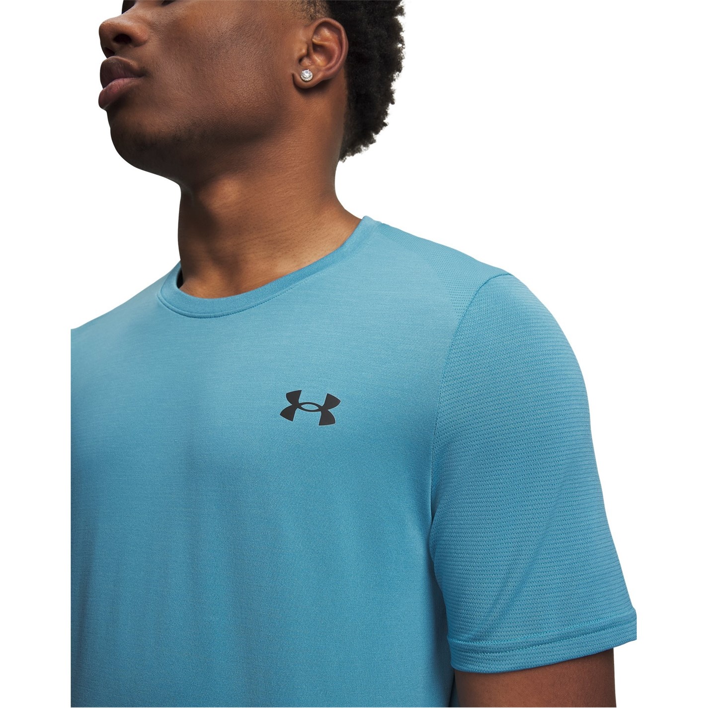 Under Armour Blue 3373390 Men's VanishE Seamless Short Sleeve Performance Gym Top - 3