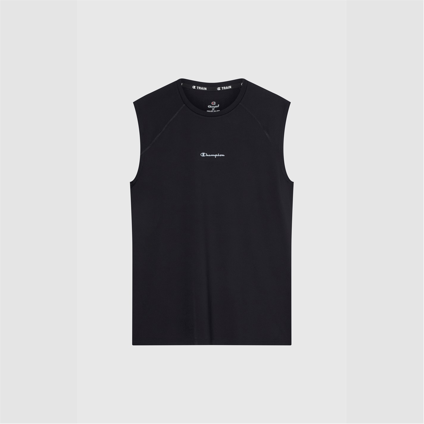 Champion Black 2276440 Men's Short Sleeve Performance Gym Top - 1