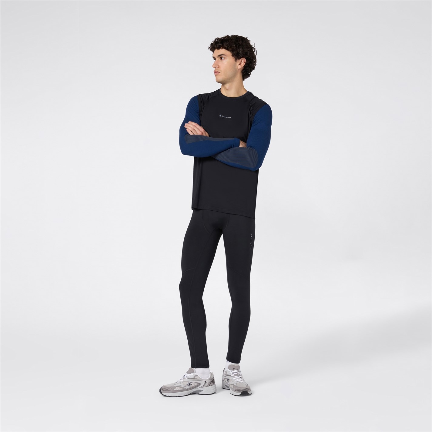 Champion Black 2276440 Men's Short Sleeve Performance Gym Top - 5