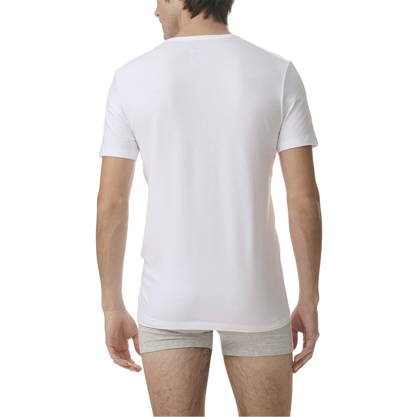 adidas White 9132741 Mens Short Sleeve Performance 2 Pack Gym Top - 5