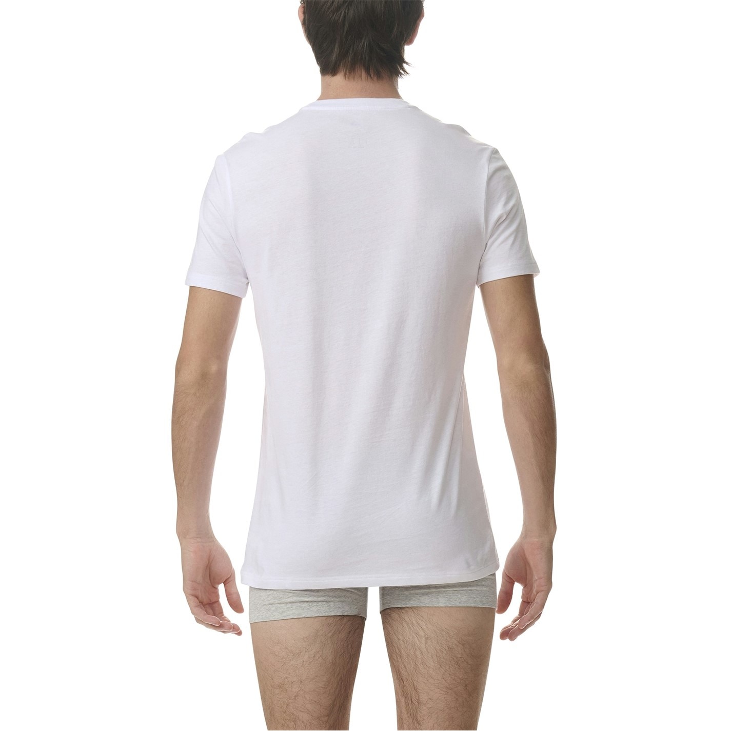 adidas White 7357503 Mens Short Sleeve Performance 3 Pack Gym Top - 6