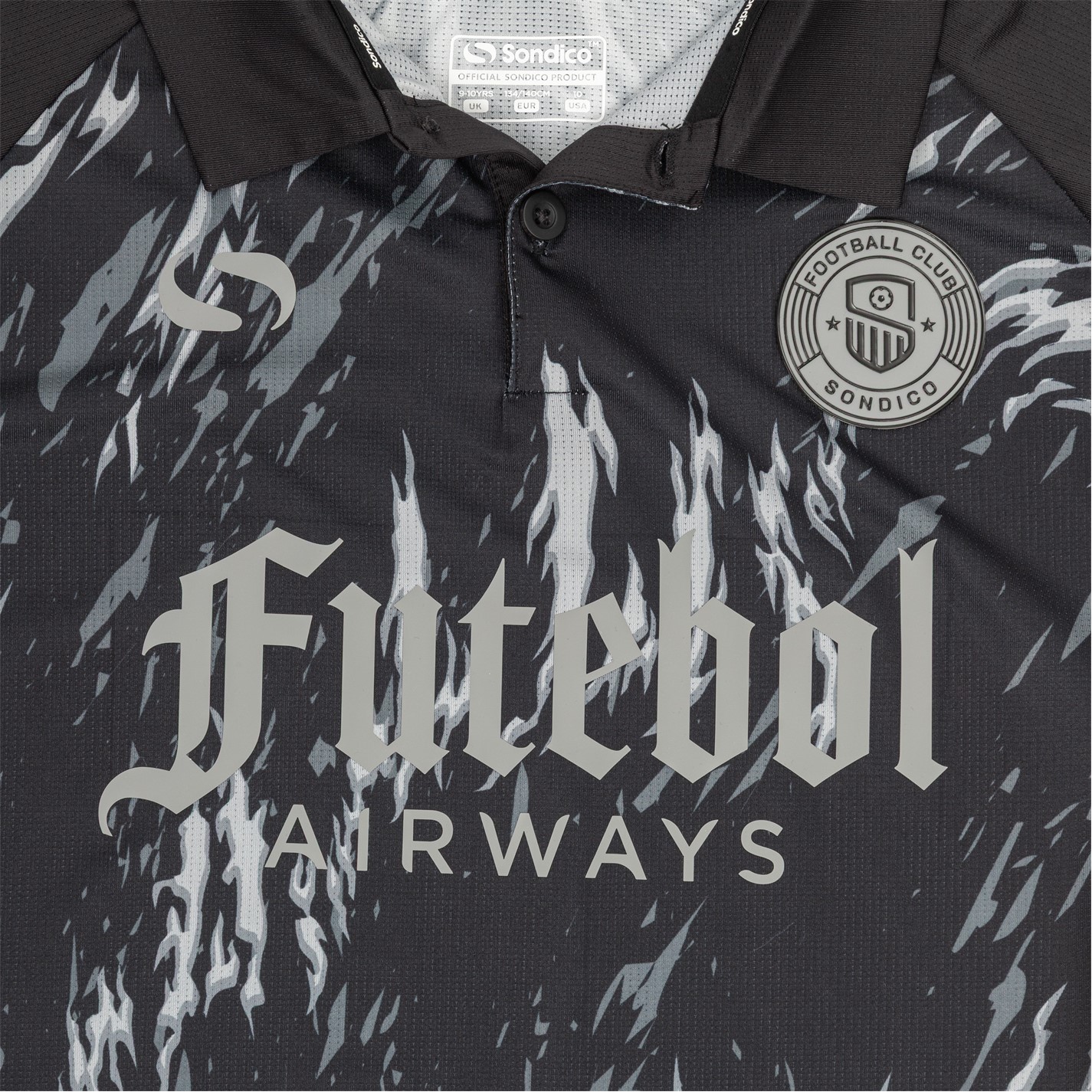 Tričko Sondico Black 5787137 Team Polo Junior - 3