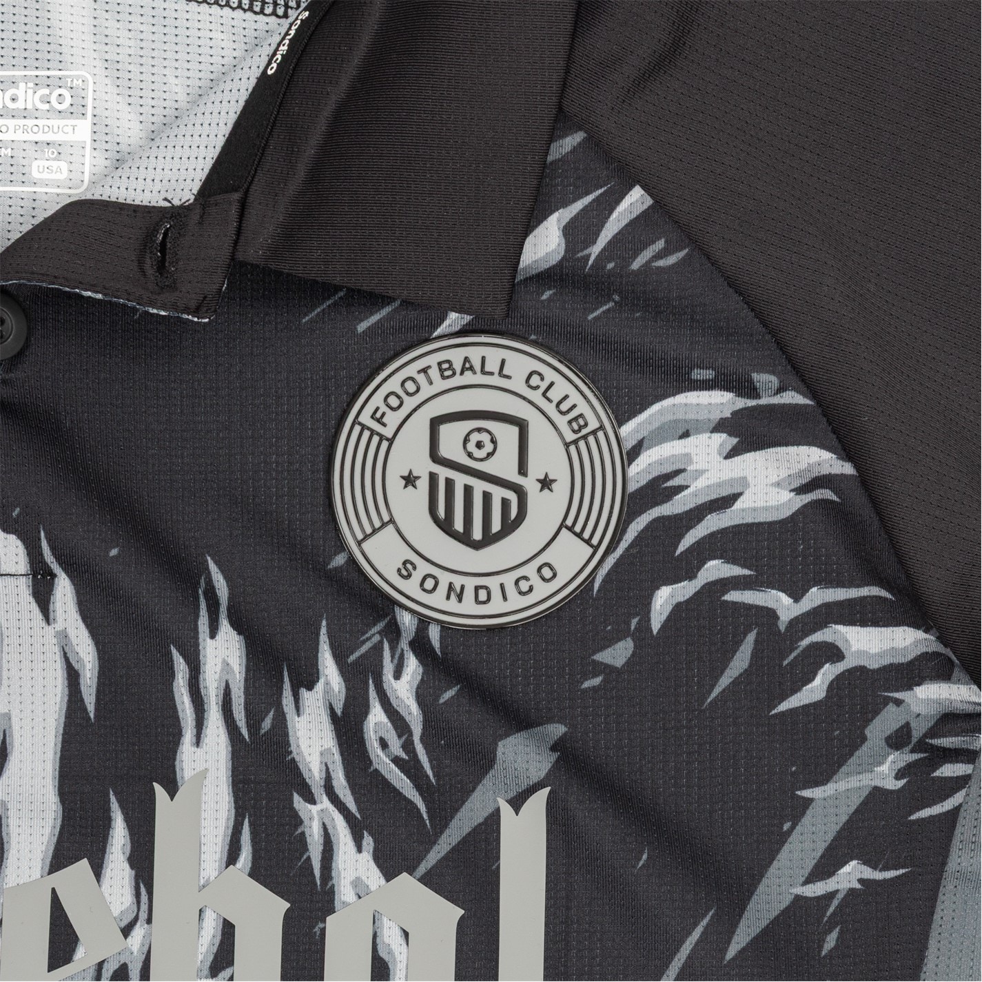 Tričko Sondico Black 5787137 Team Polo Junior - 4