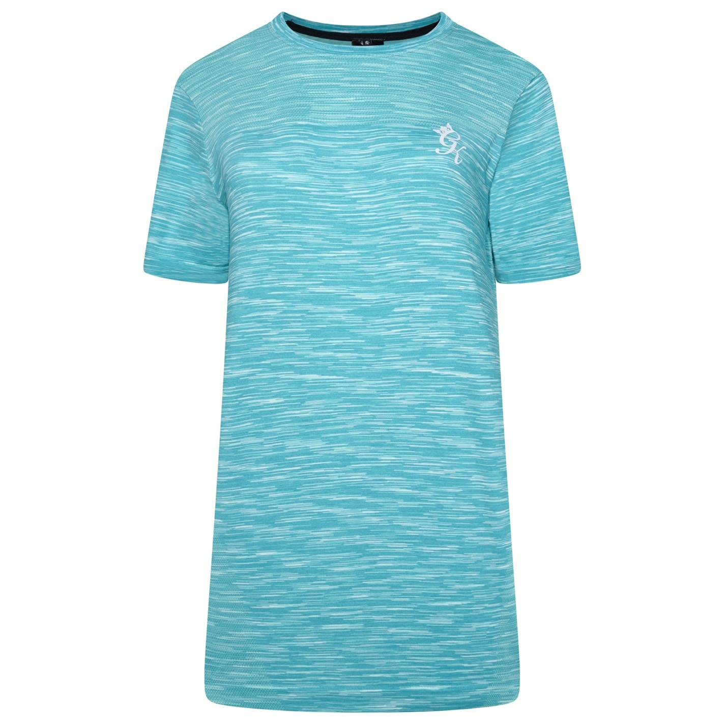 Gym King Ocean Blue 4053913 Mens Energy Short-Sleeve Performance Gym Top - 1