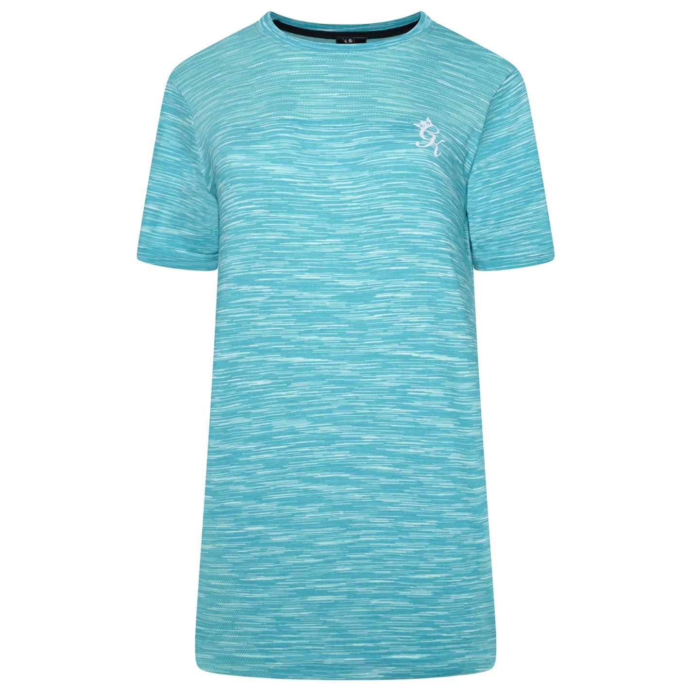 Gym King Ocean Blue 4053913 Mens Energy Short-Sleeve Performance Gym Top - 3