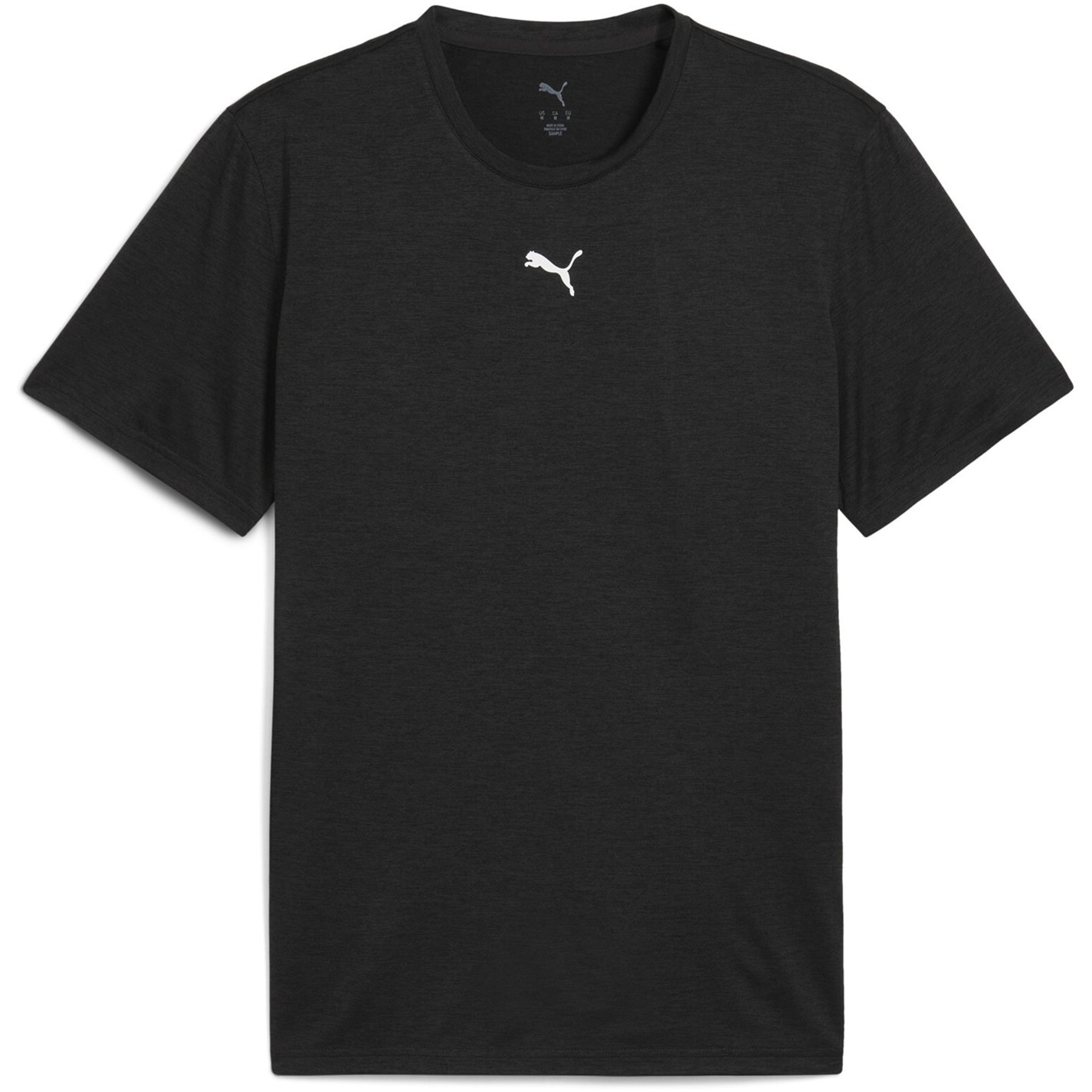 Puma Black 5511989 Men's TAD Short Sleeve Performance Gym Top - 1