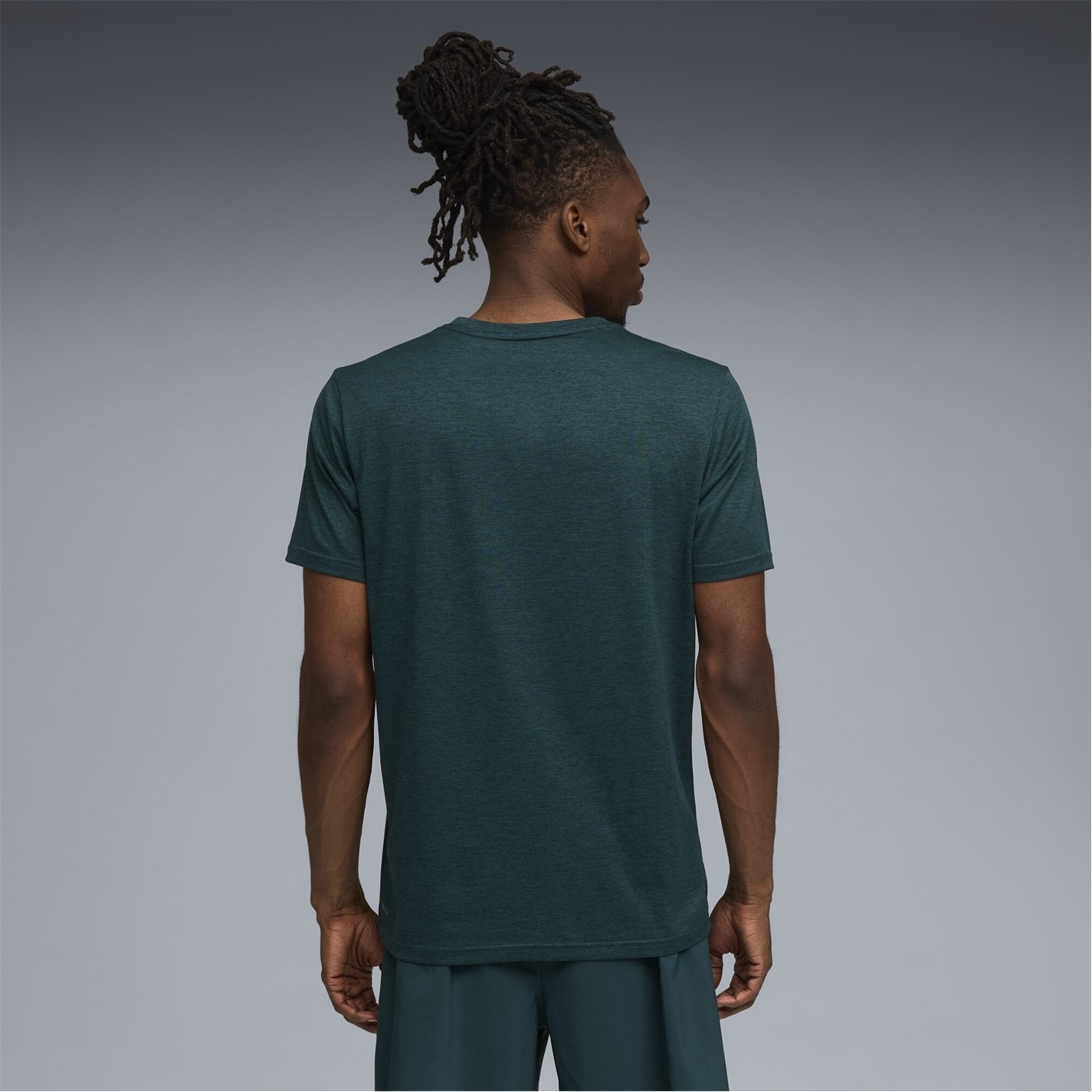 Puma Green Terrain 3790702 Men's TAD Short Sleeve Performance Gym Top - 4