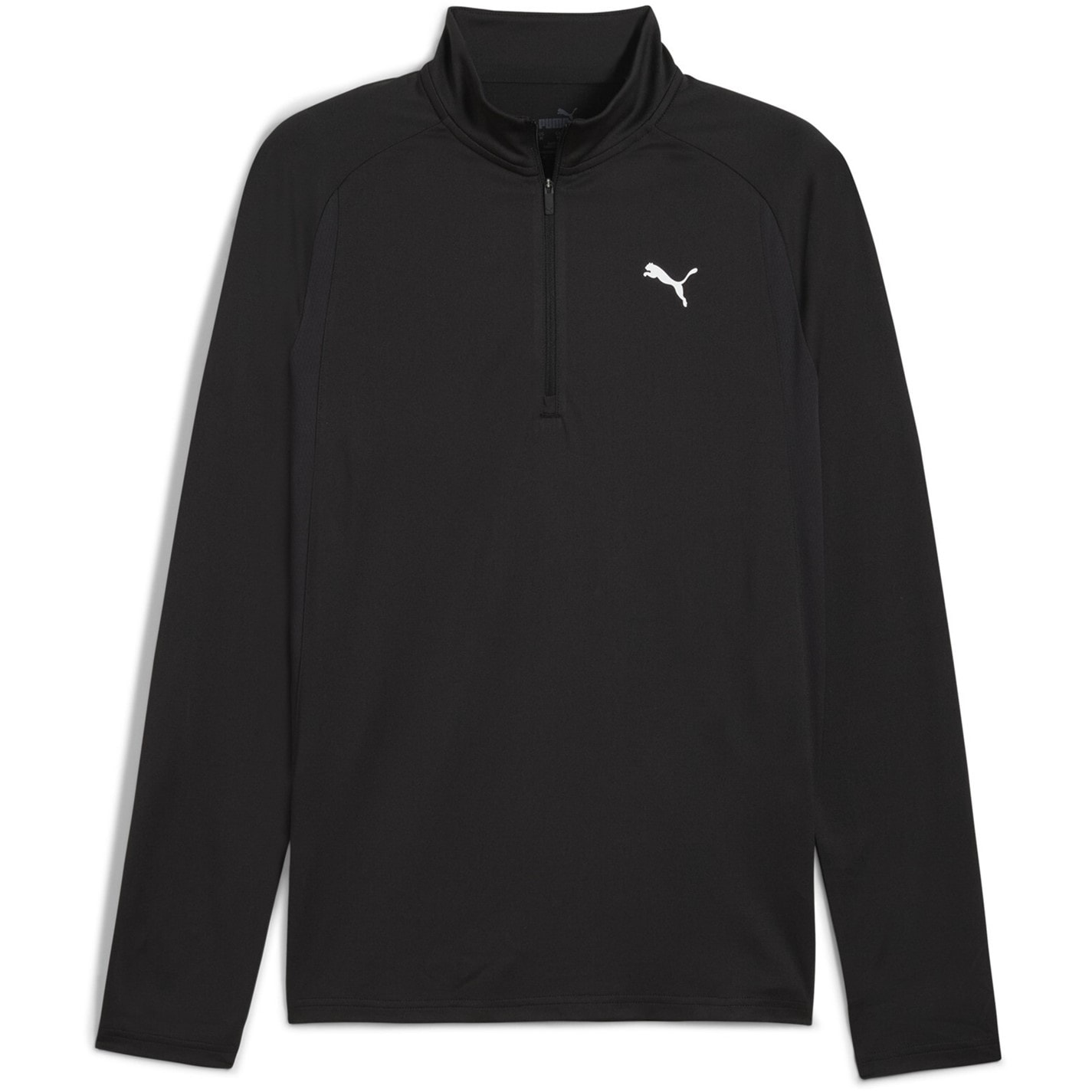 Puma Black 1385918 Men's TAD QZ Long Sleeve Performance Gym Top - 1