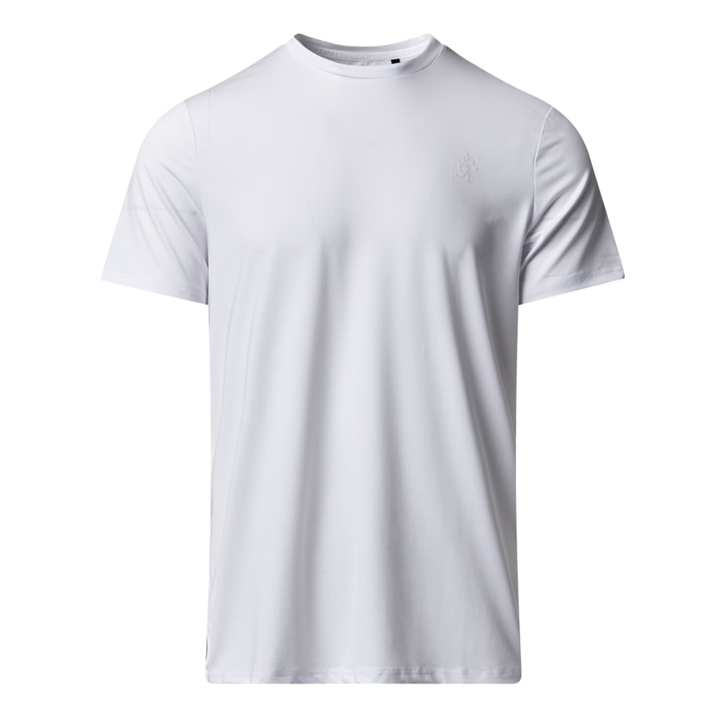 Gym King White 4691437 Gym King Victory Performance Poly Tee - White - 1