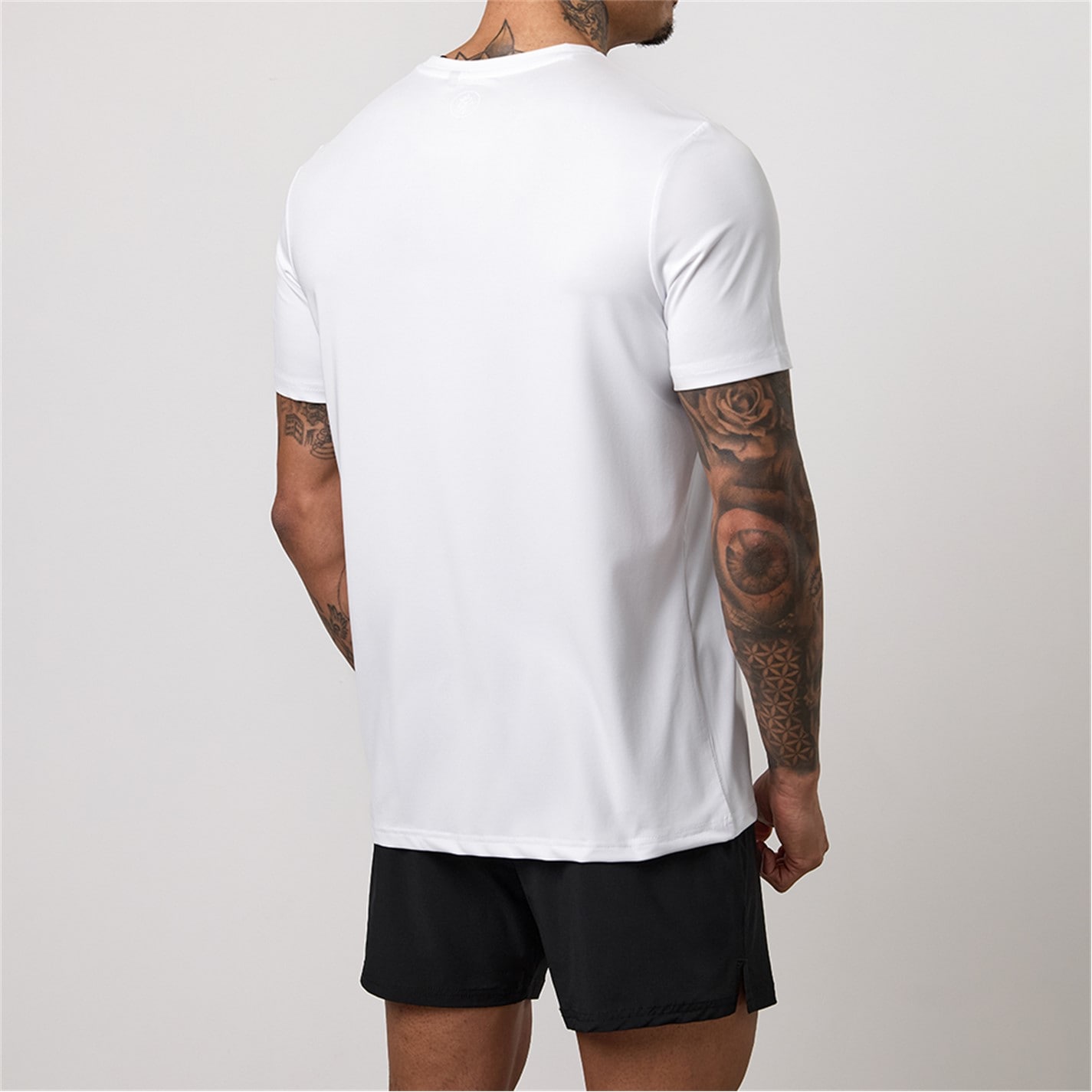 Gym King White 4691437 Gym King Victory Performance Poly Tee - White - 4